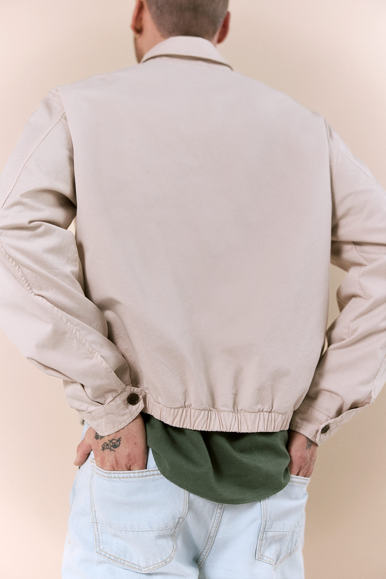 OOTO Light casual jacket Beige