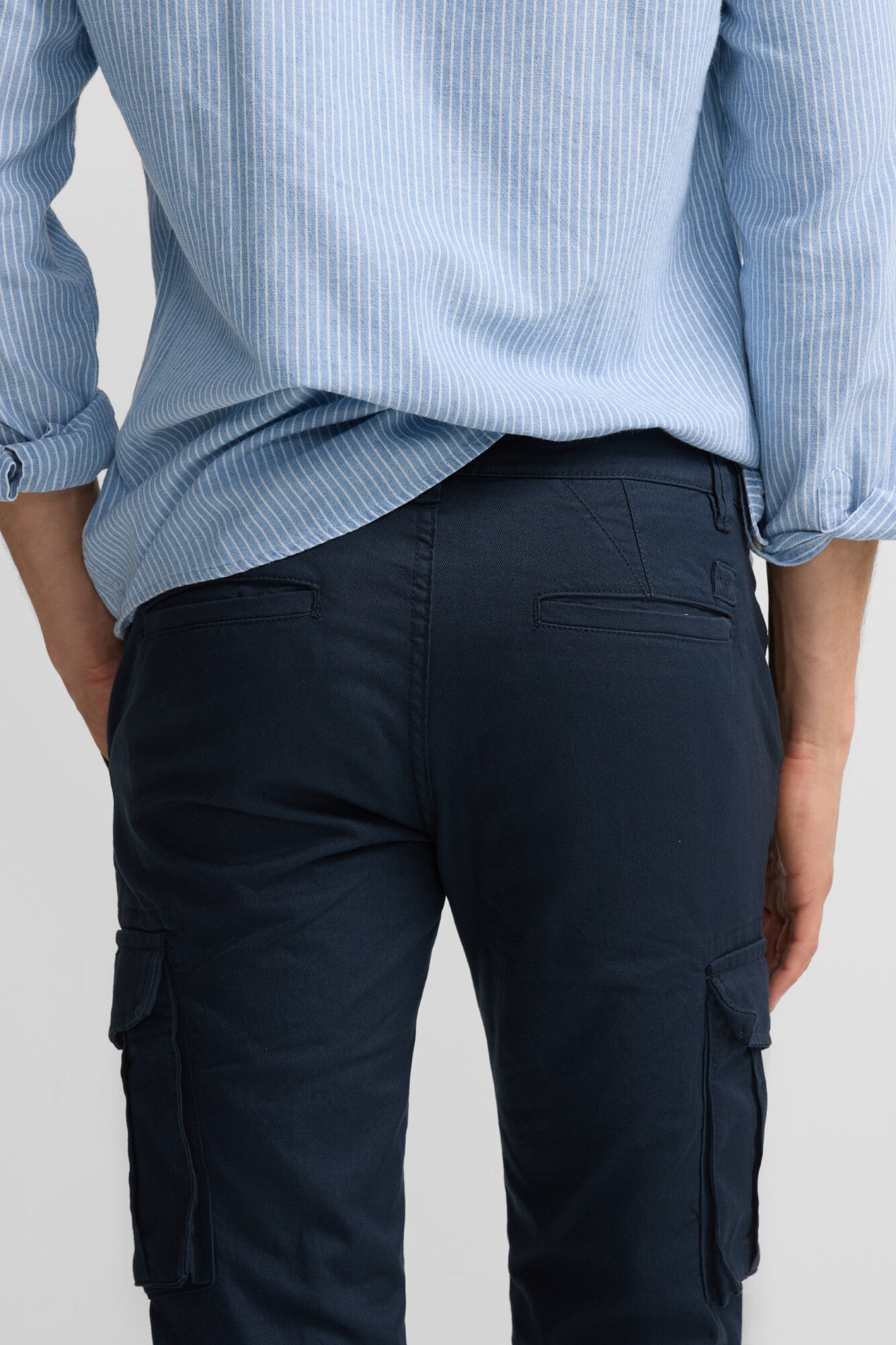 Silbon Casual sport cargo pants Navy