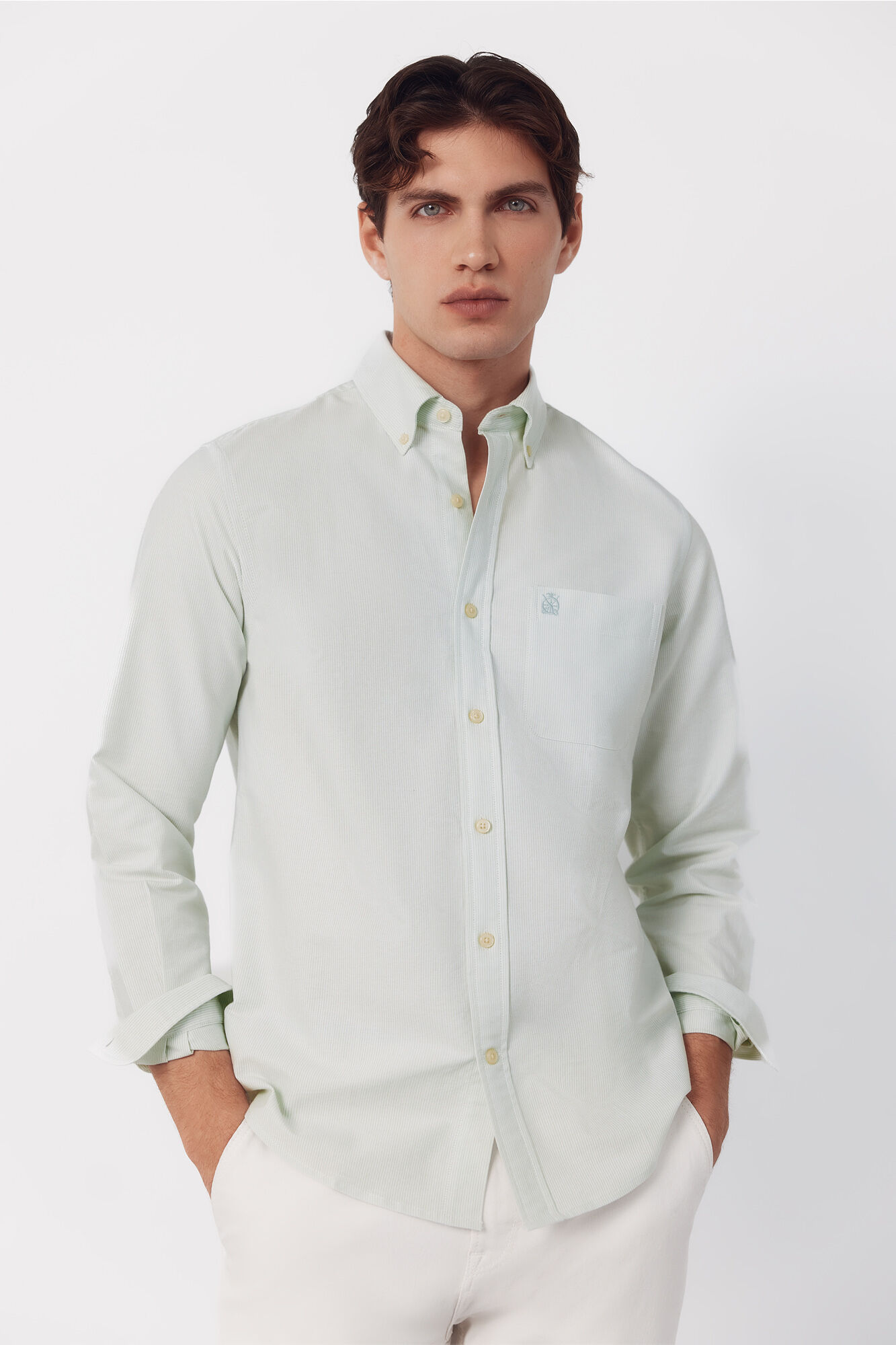 Cortefiel Candle stripe oxford shirt