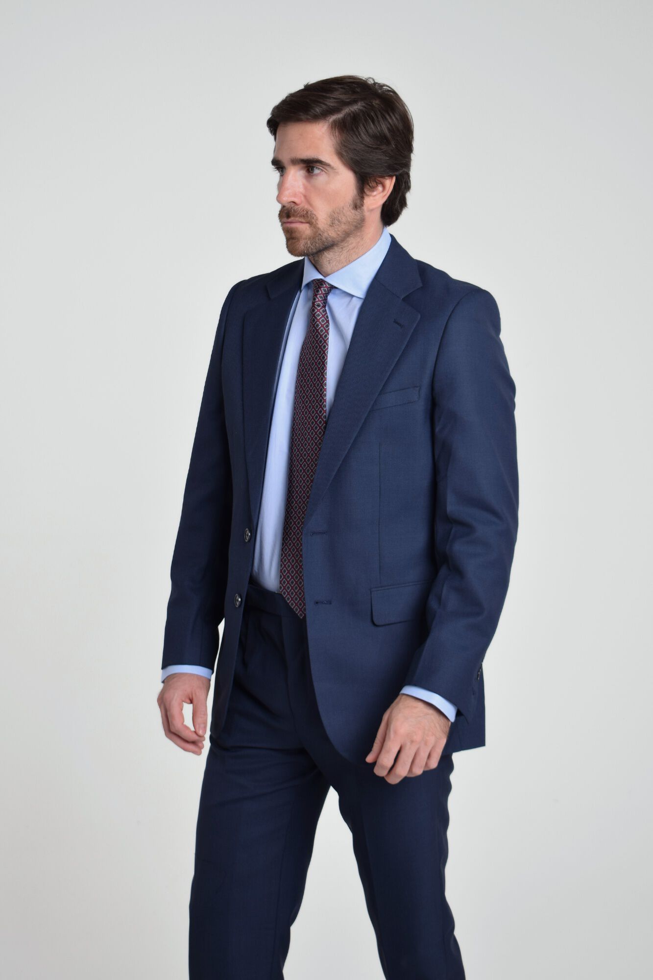 Cloking Houndstooth wool suit blazer