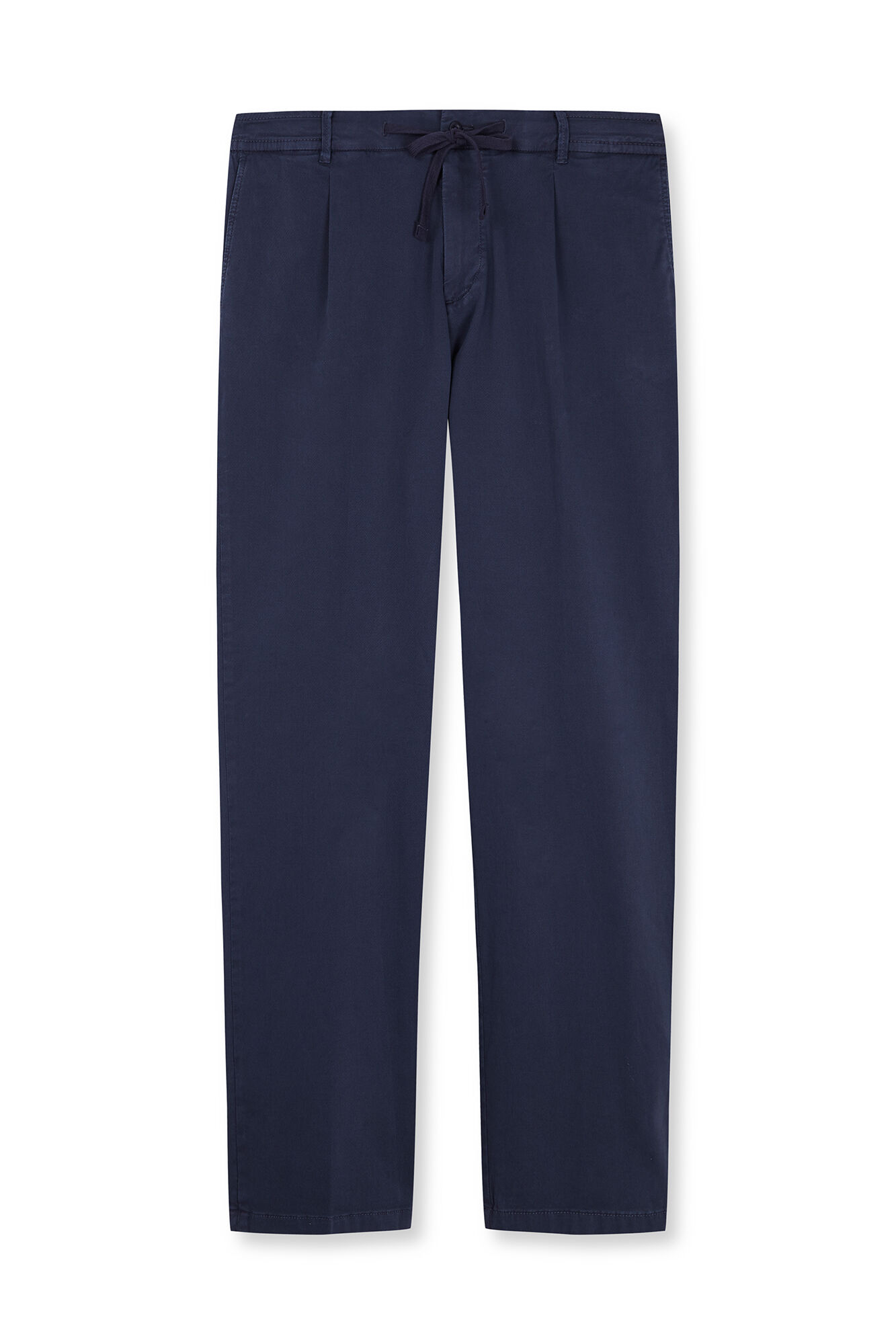OOTO Pleated drawstring trousers Blue