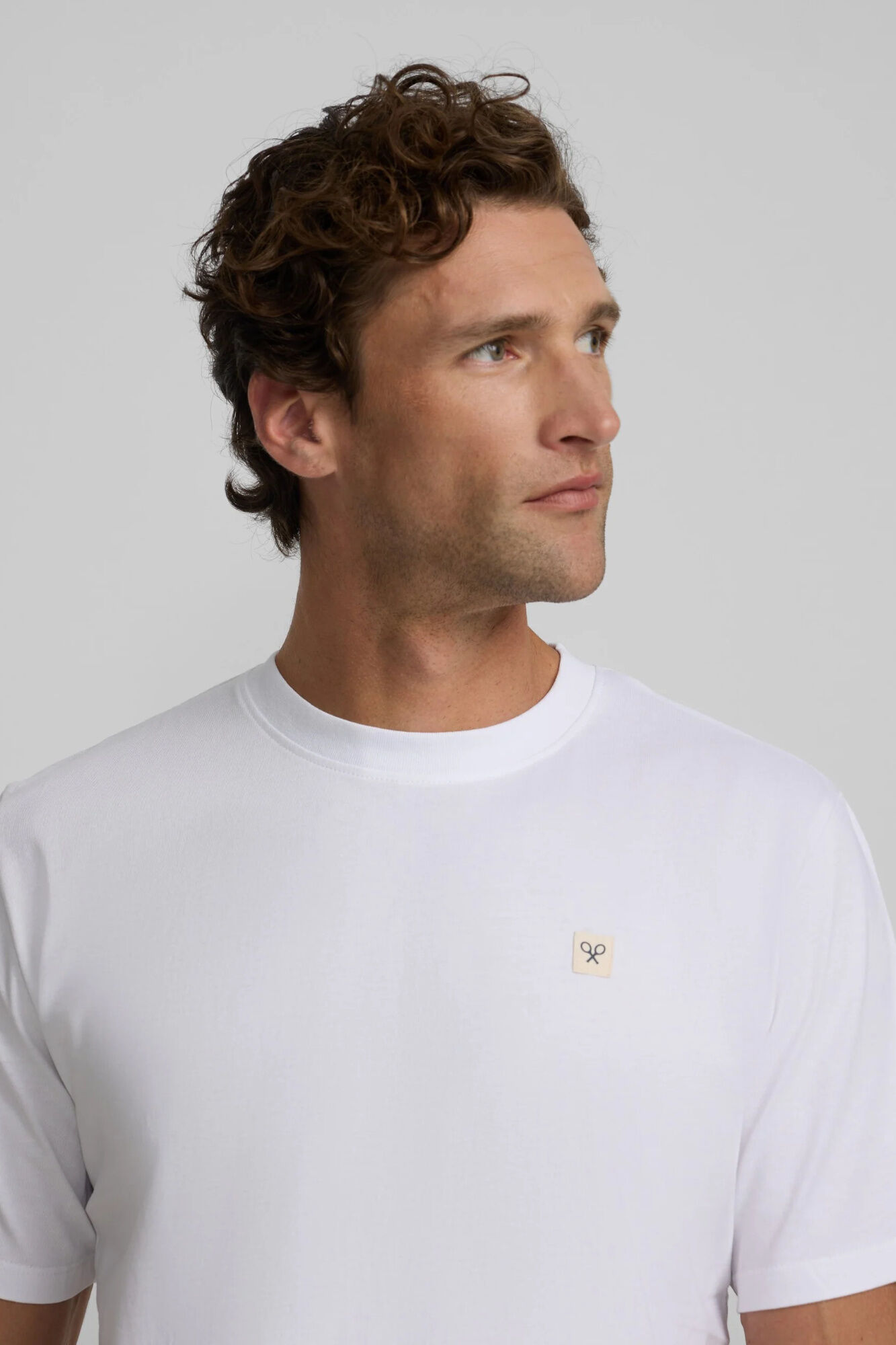 Silbon Camiseta lisa minilogo parche