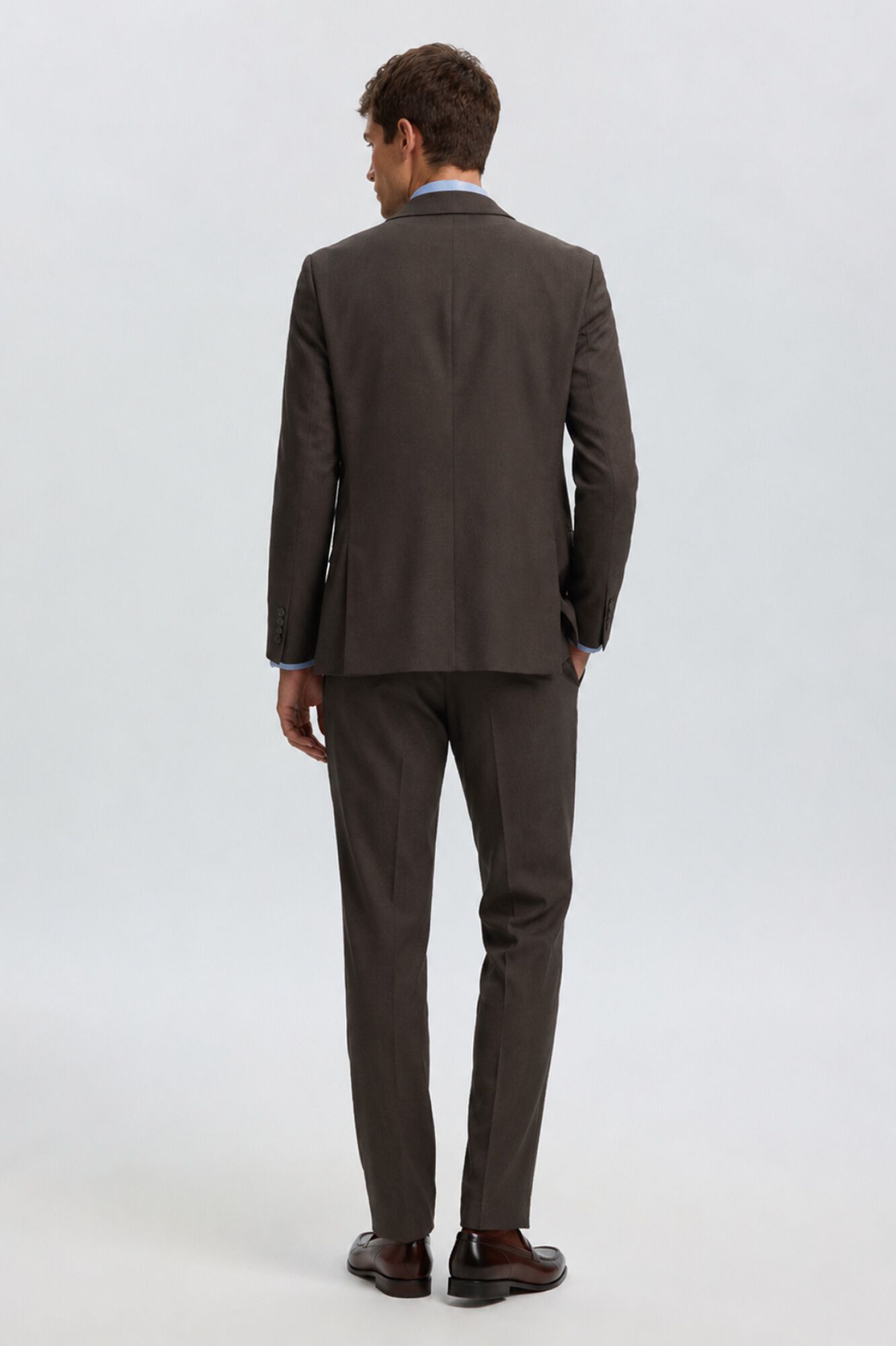 Selected Blazer Slim Fit Castanho