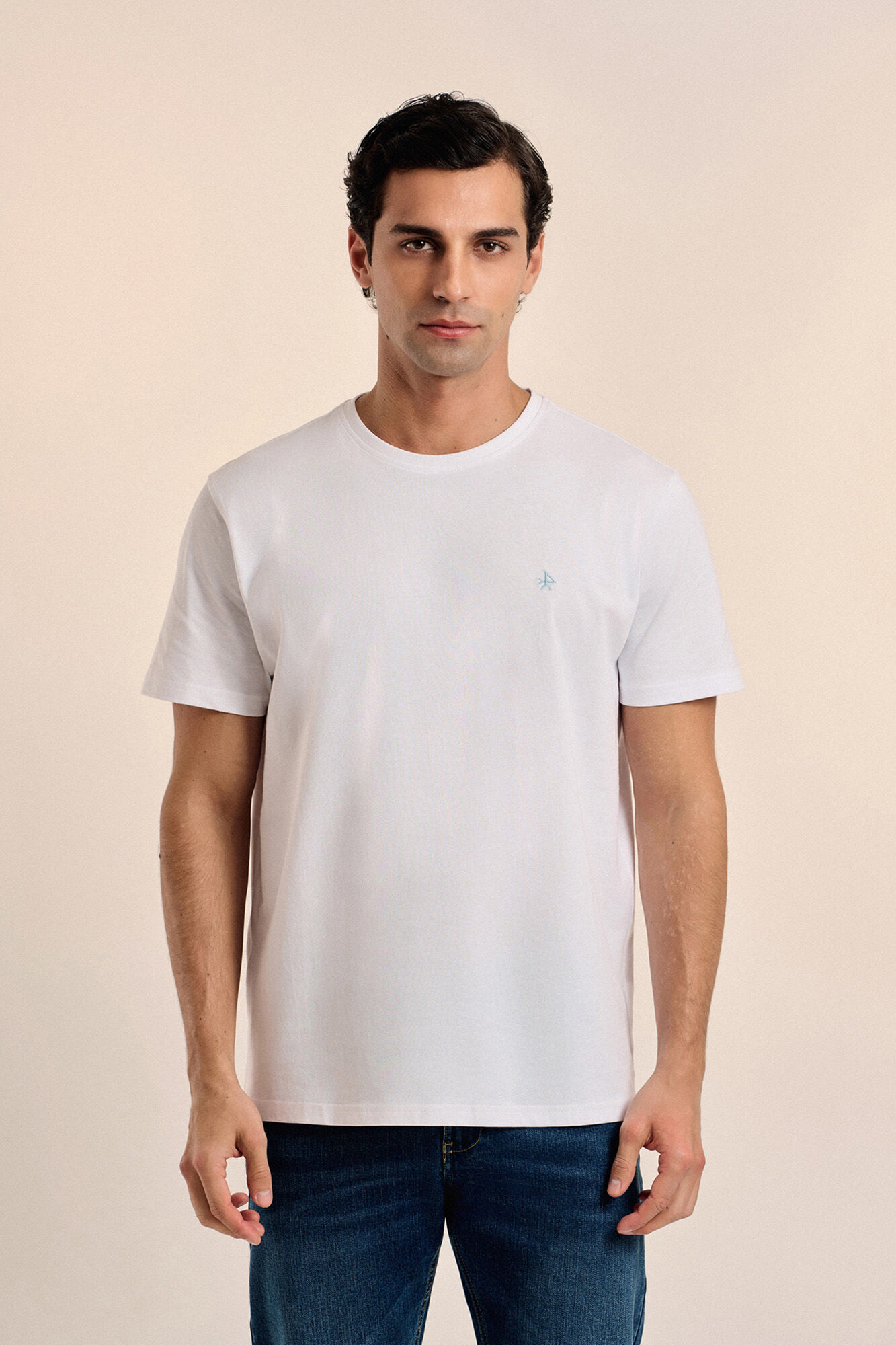 Valecuatro T-shirt logo Branco