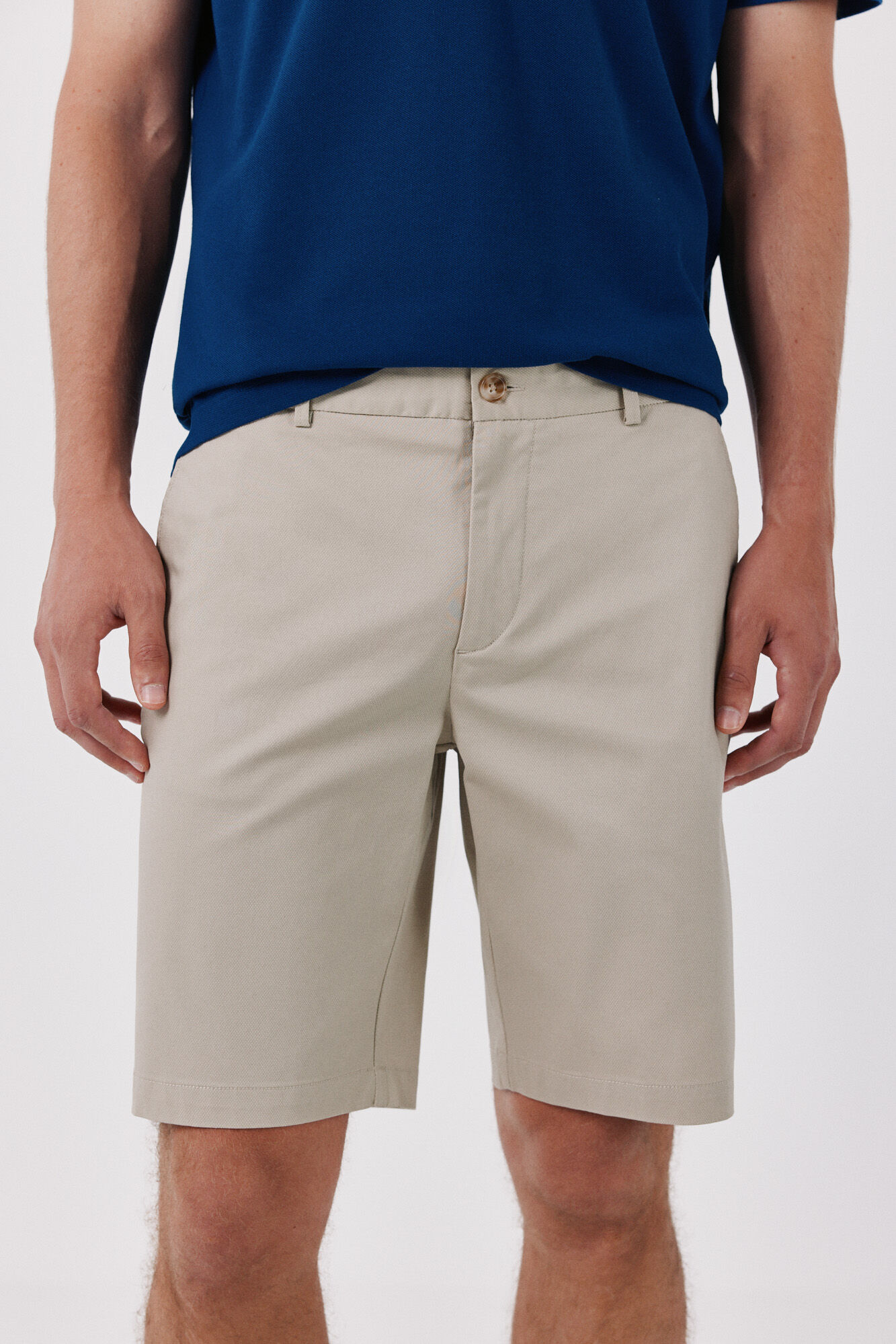 Cortefiel Printed regular Bermuda shorts
