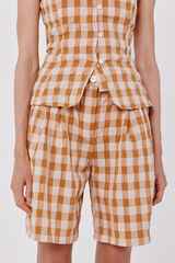 Cortefiel Gingham dress pants Multicolour