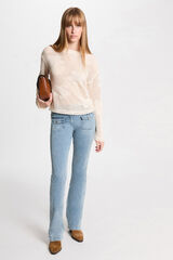 Morgan Jeans boot-cut de cintura alta Azul