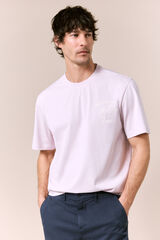 OOTO Washed graphic T-shirt Pink