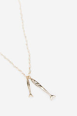 Cortefiel Fish pendant Gold