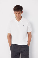 Cortefiel Piqu&eacute; basic polo shirt White