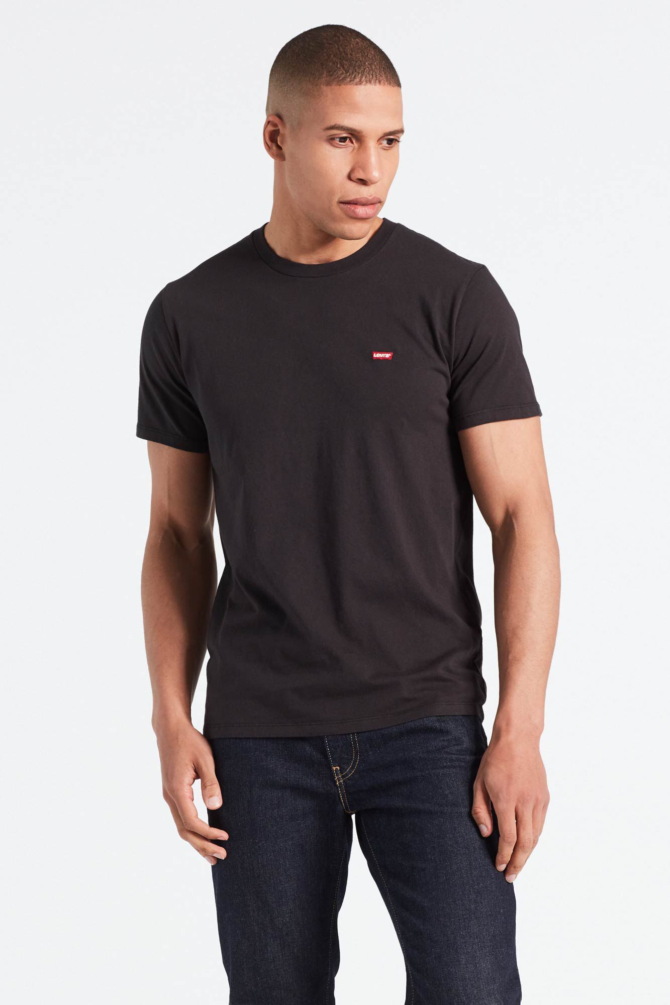 Levi's T-shirt Levi's&reg; original com log&oacute;tipo no peito Preto