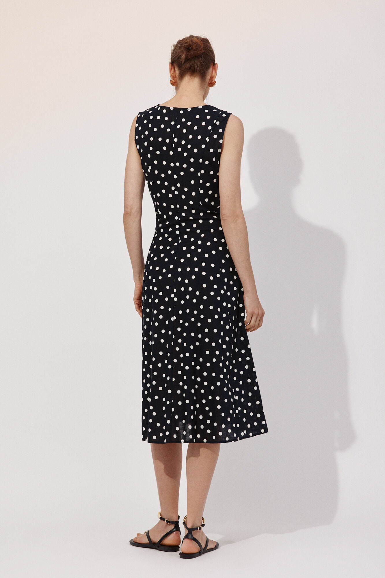 Cortefiel Print dots dress Multicolour