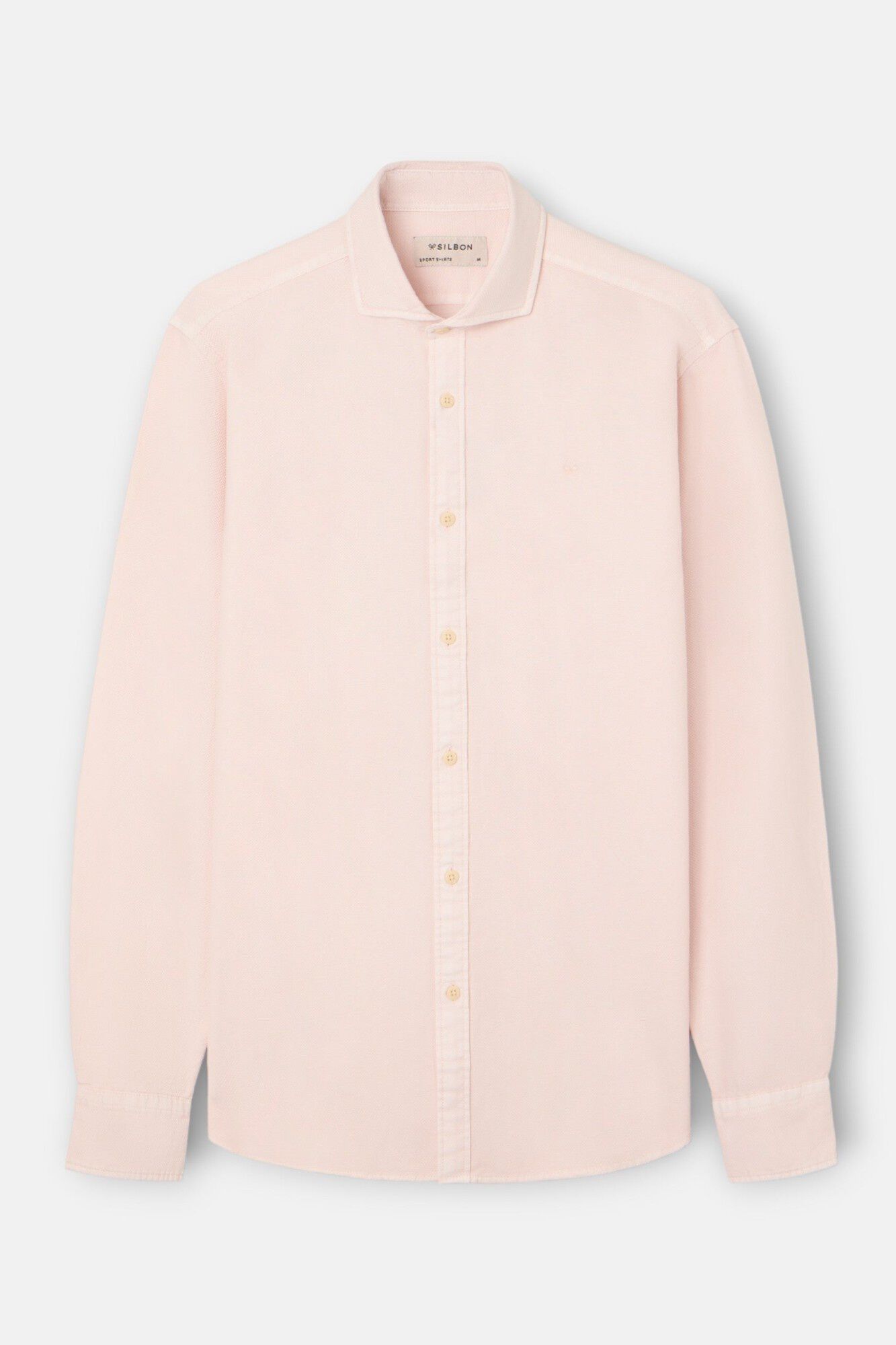 Silbon Camisa sport estructura logo Rosa