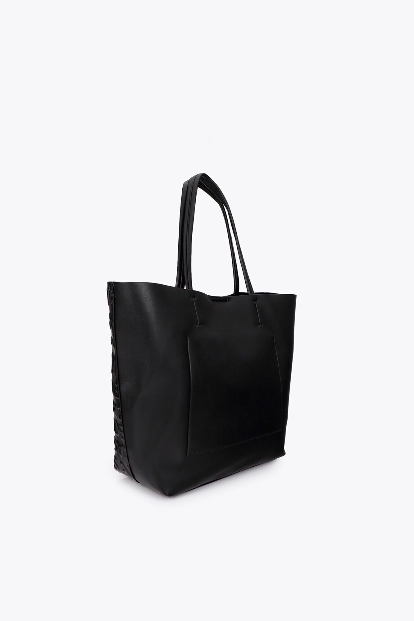 Lola Casademunt Mala tote bag b&aacute;sica monograma Preto
