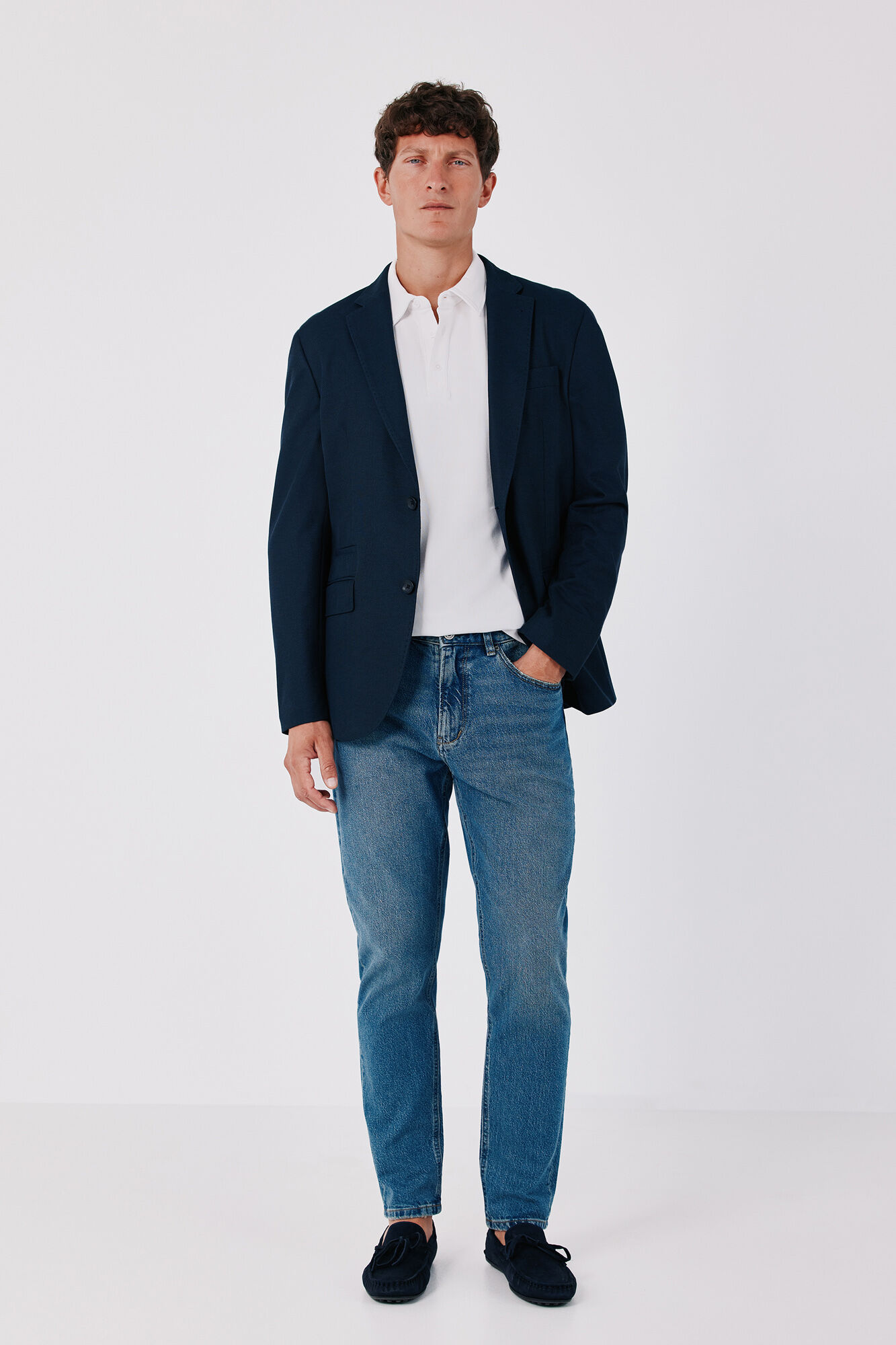 Cortefiel Basic knit blazer