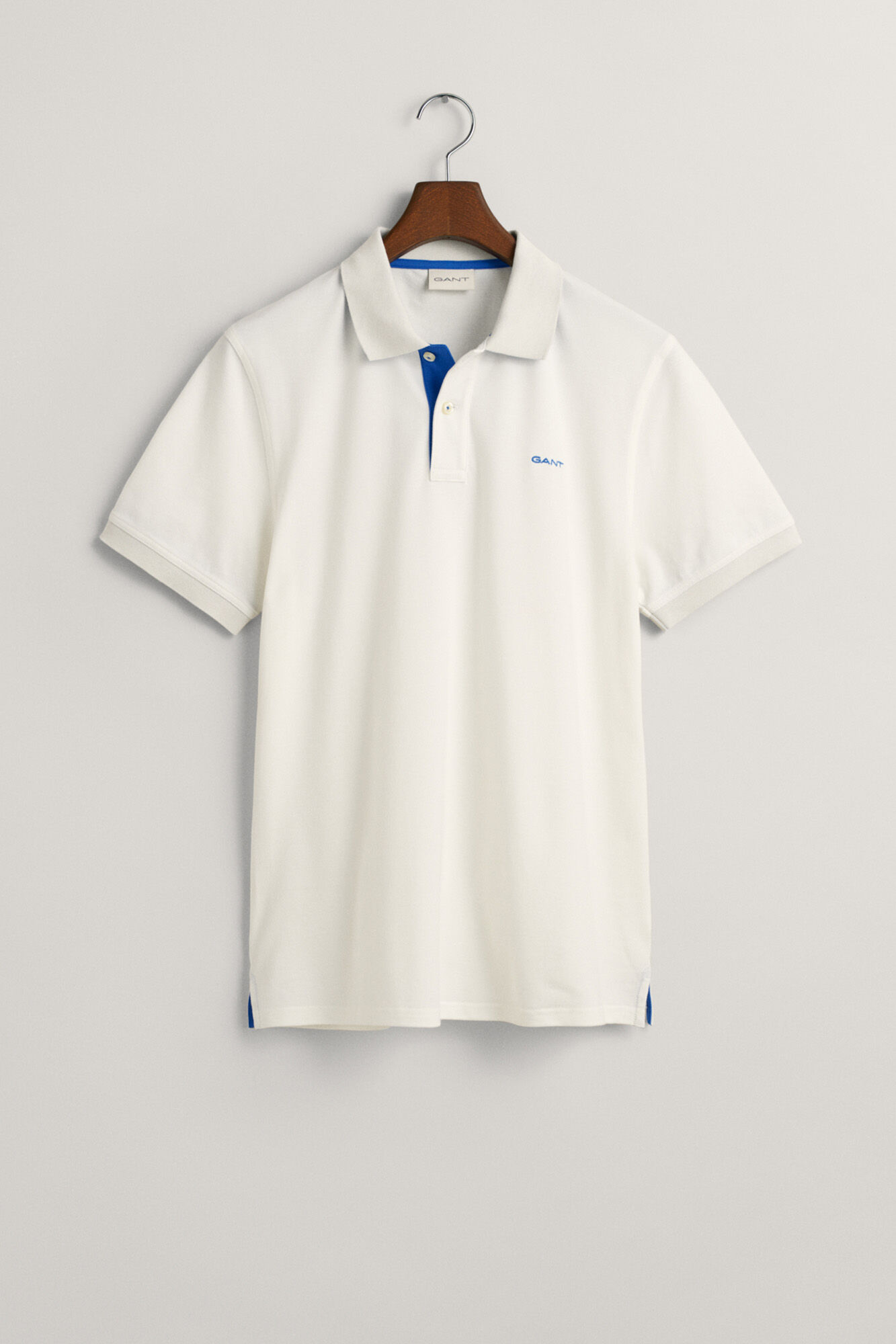 Gant Contrast piqu&eacute; polo Ivory