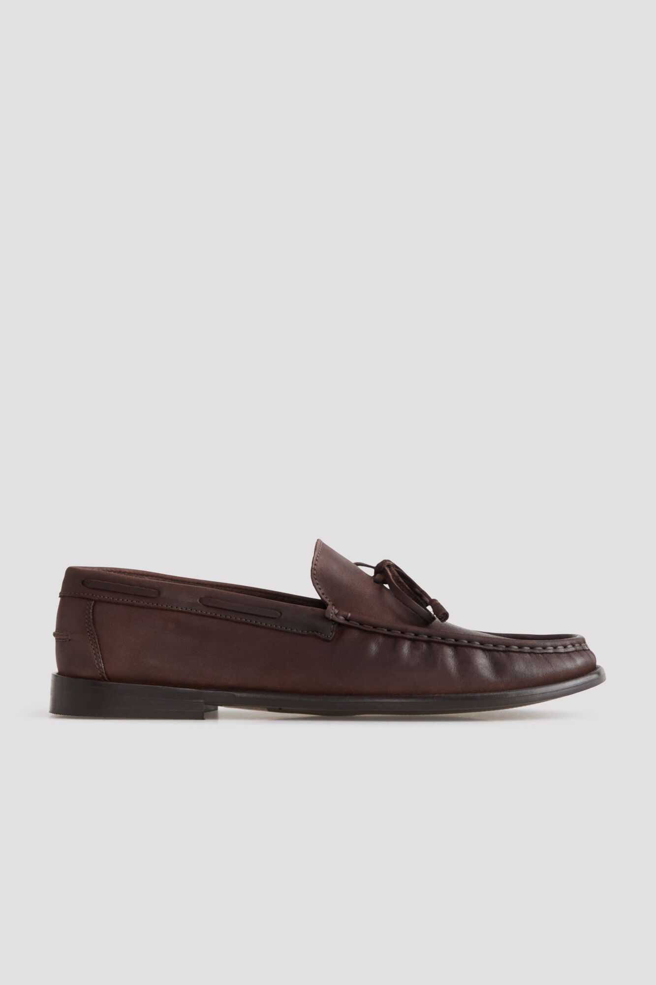 Cortefiel Leather loafers with tie