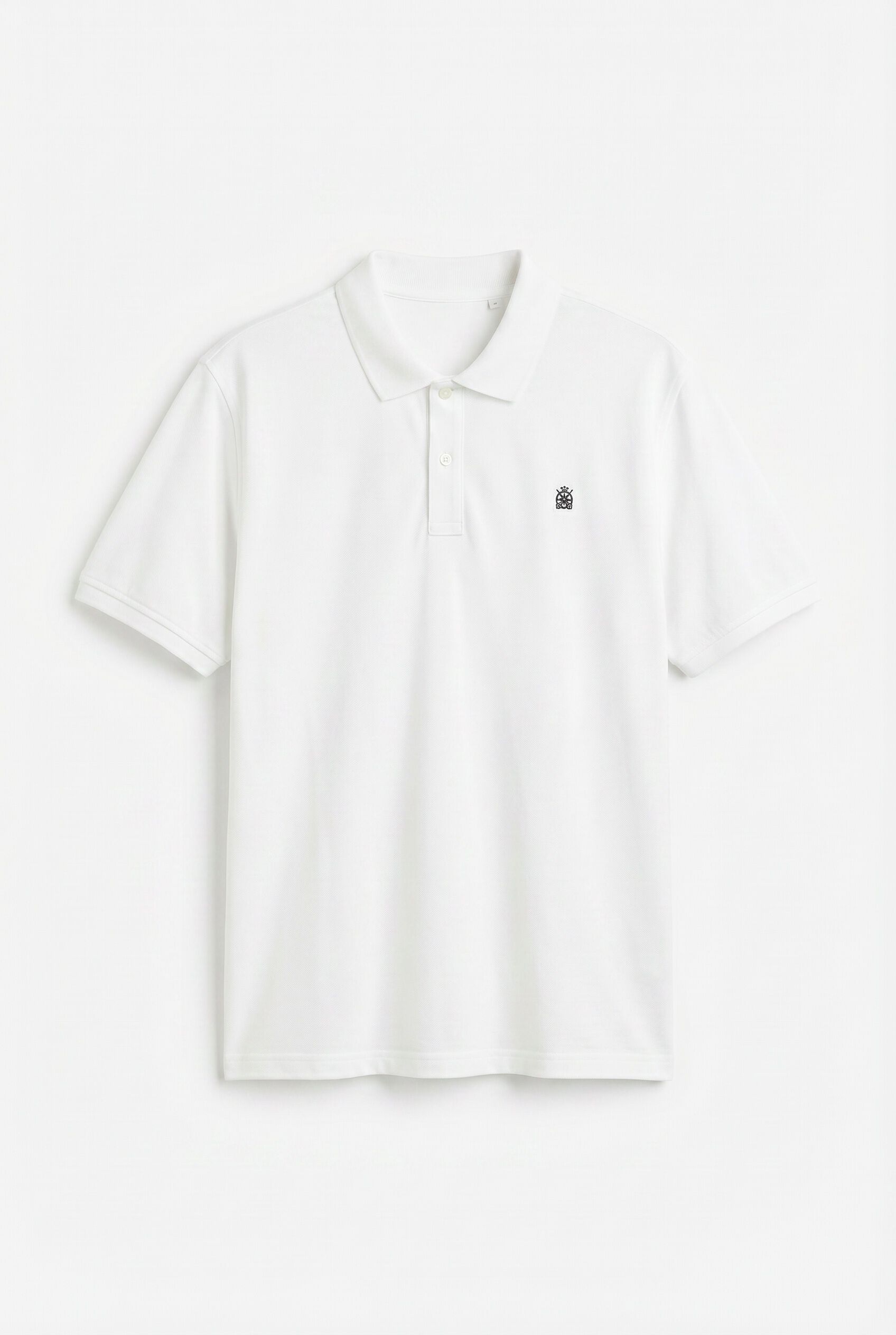 Cortefiel Piqu&eacute; basic polo shirt White