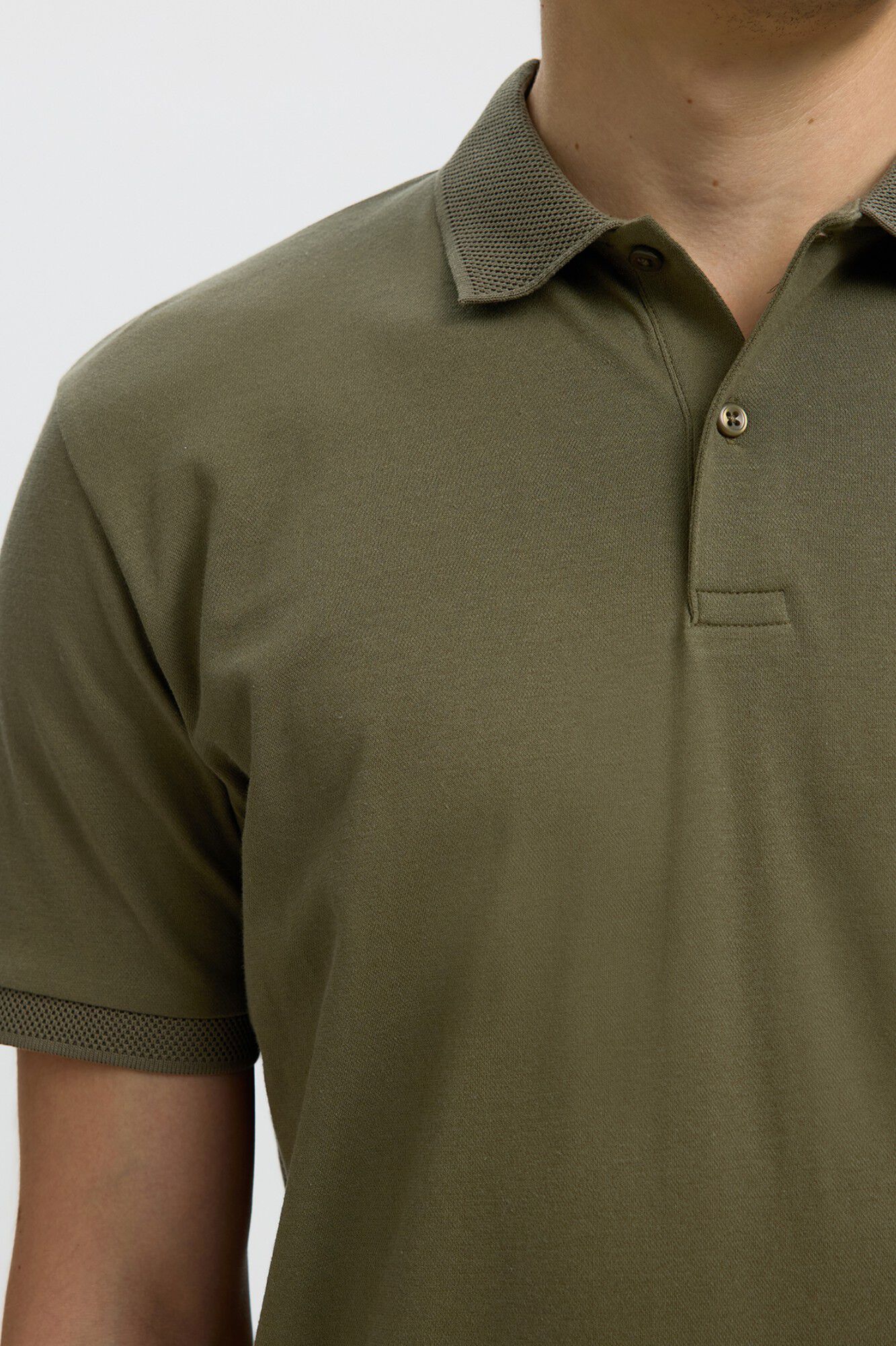 Selected Polo b&aacute;sico piqu&eacute;