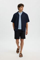 Selected Short sleeve shirt Navy