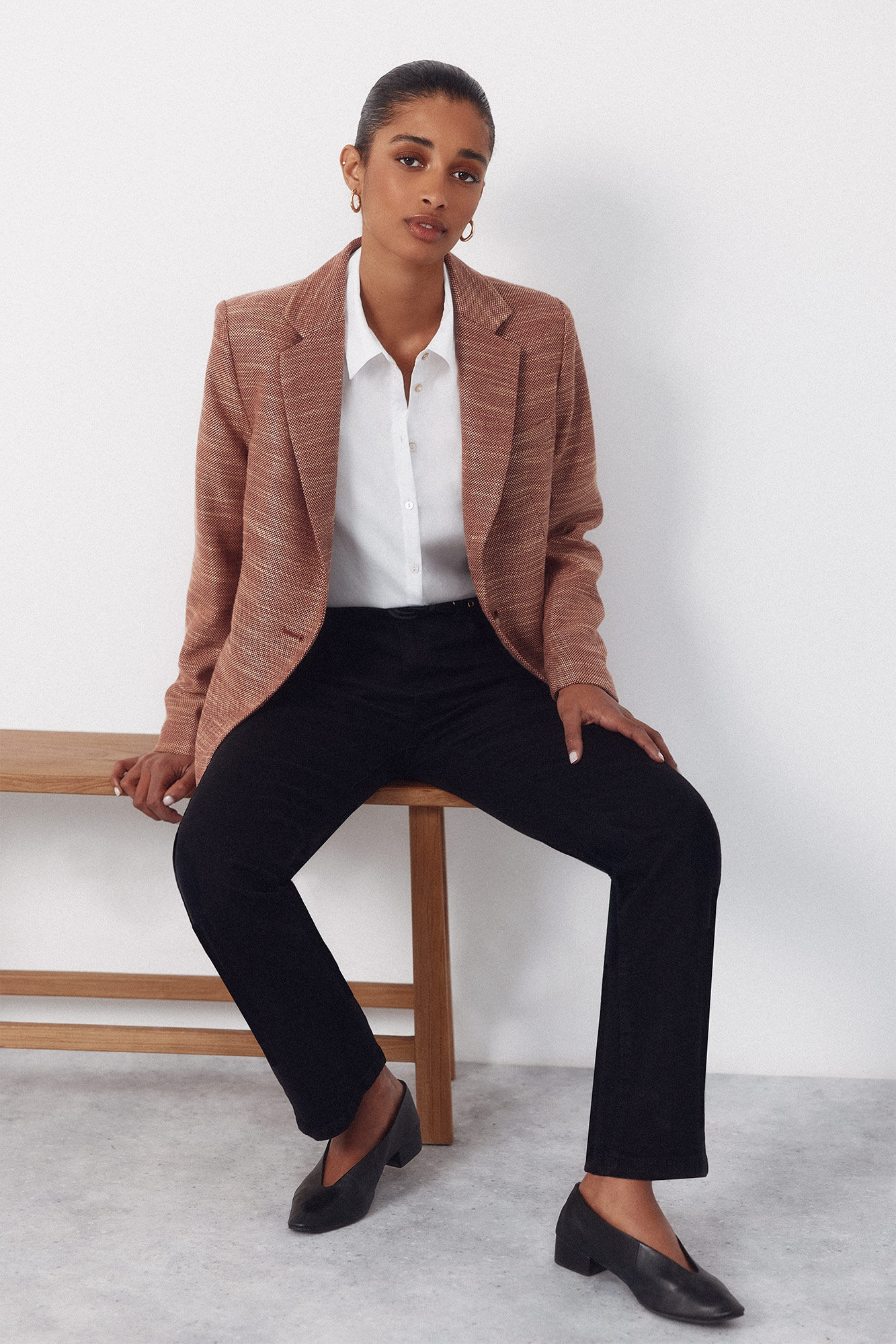 Cortefiel Blazer tejido con textura
