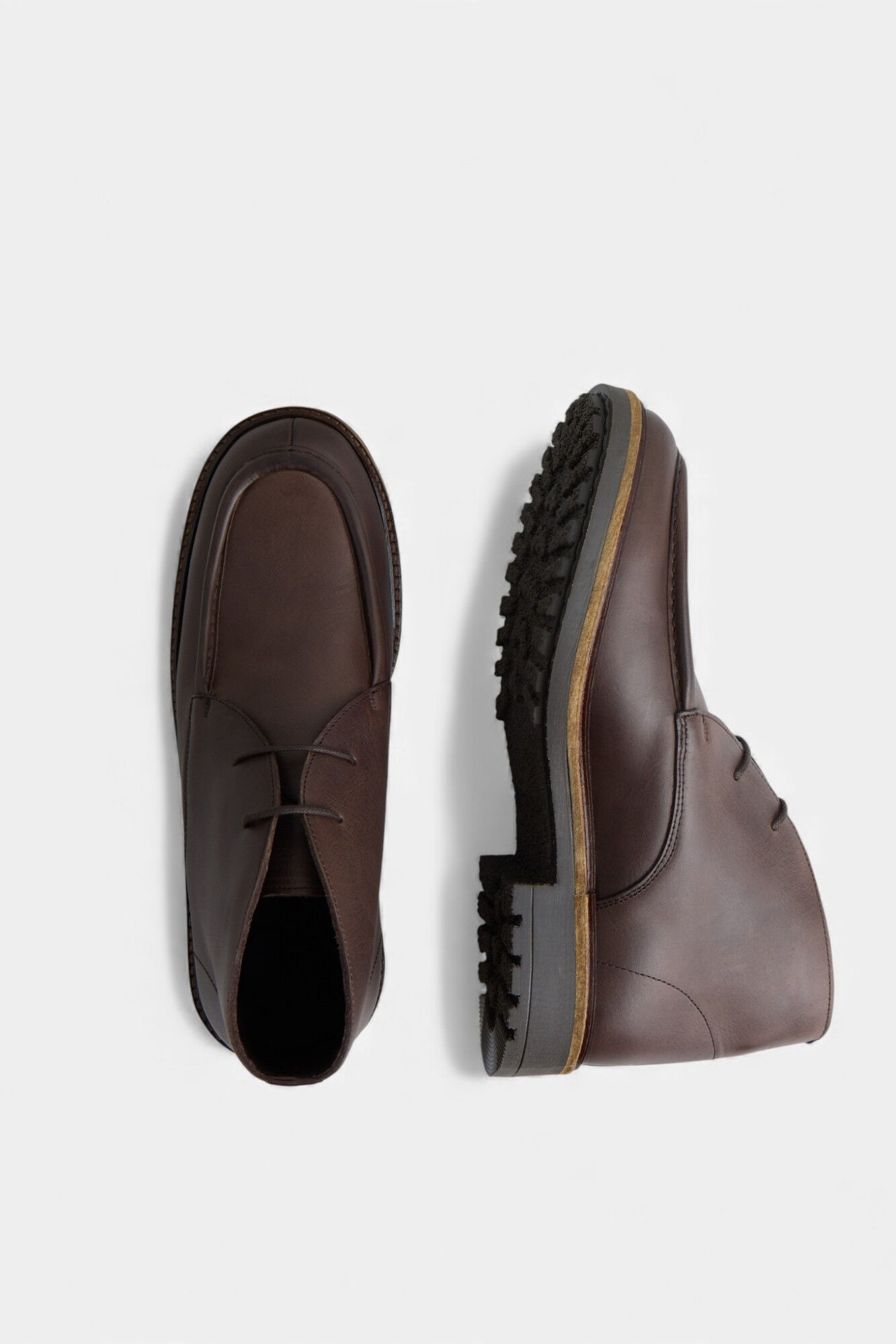 Silbon Botas esportiva de couro Castanho