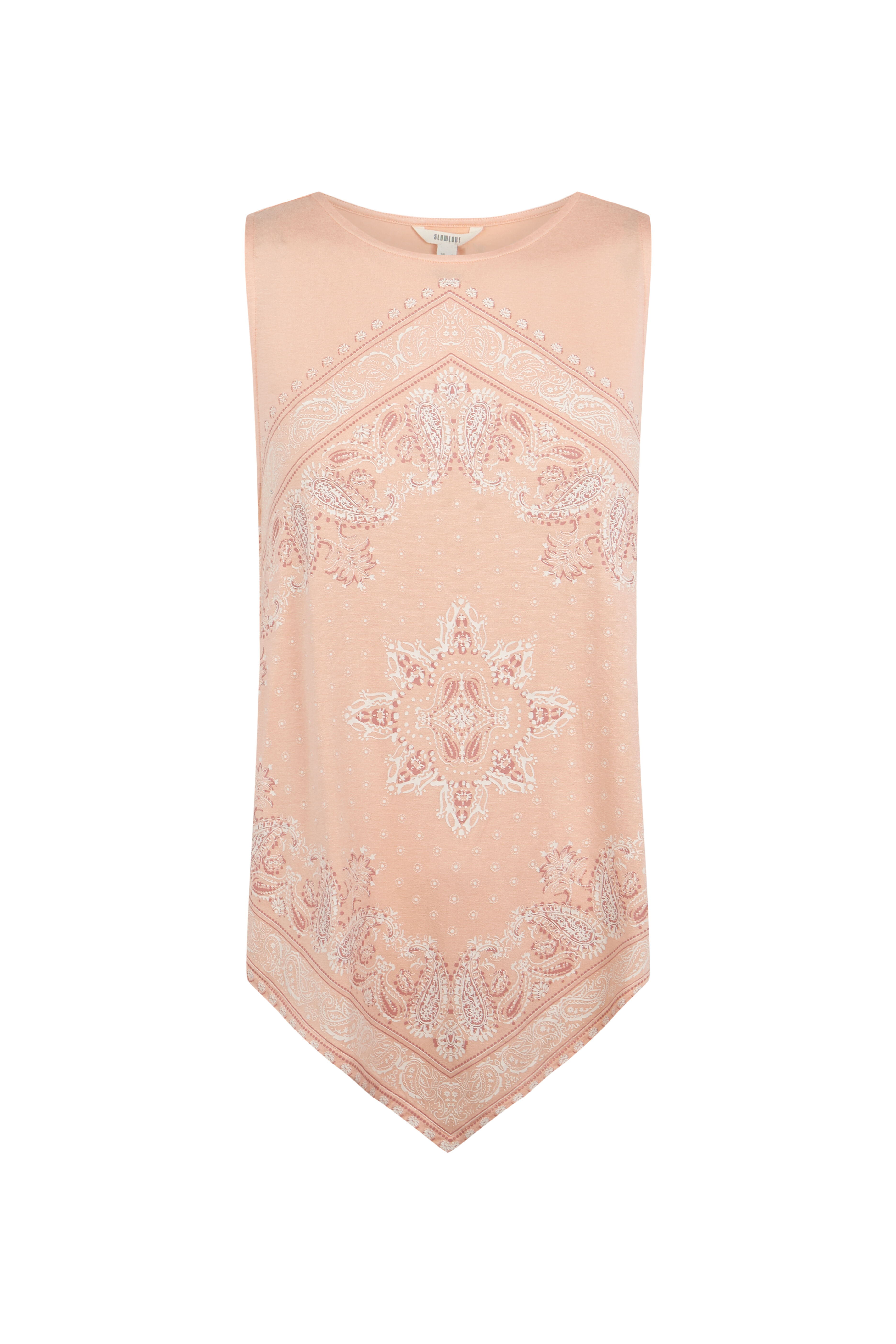 Slowlove Top tirantes detalle blonda Subiu