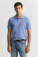 Gant Piqu&eacute; Regular Fit polo shirt SHIELD Navy
