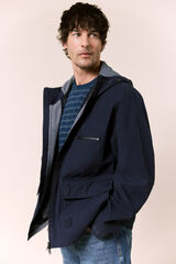 OOTO Parka curta com capuz Azul