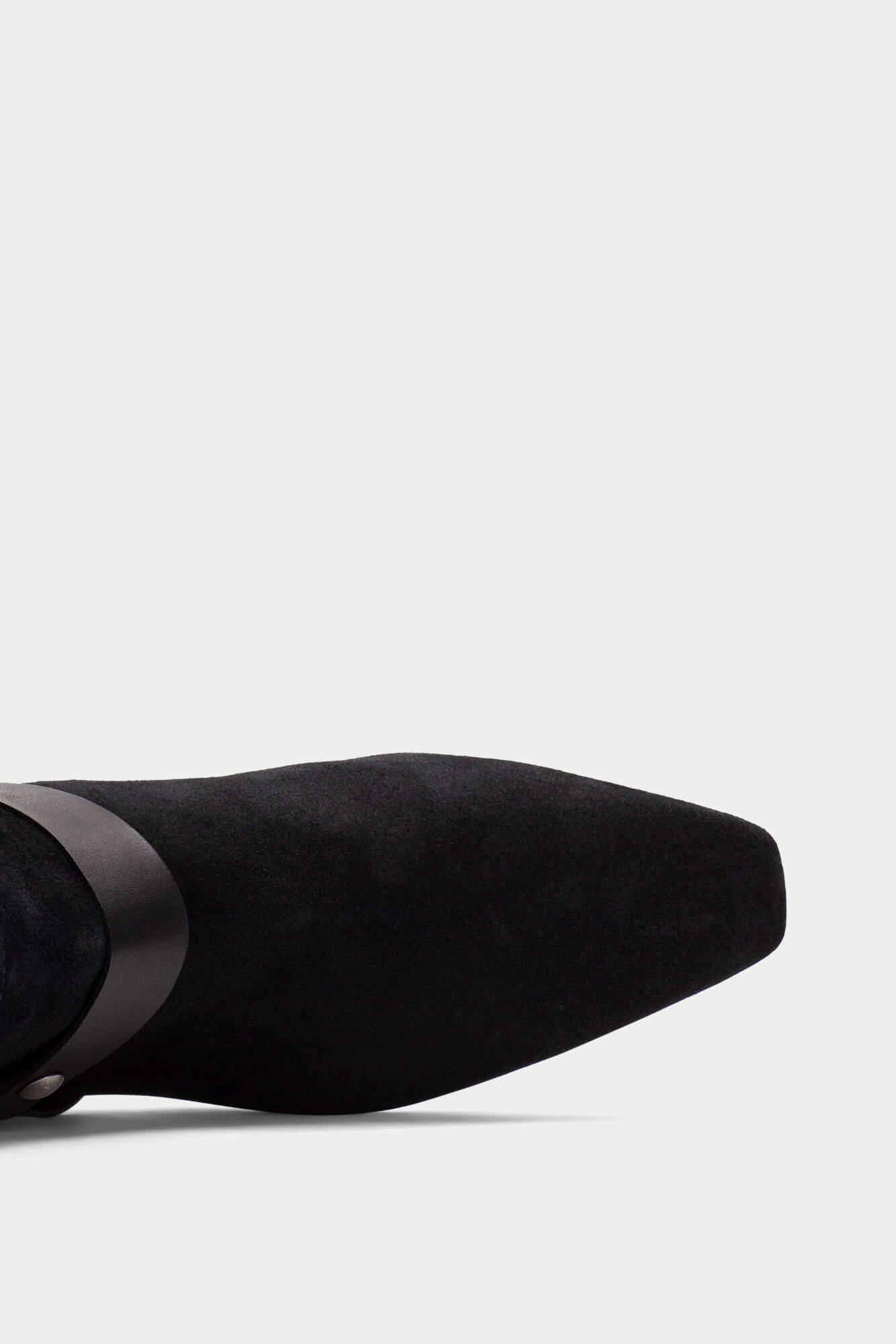 Hispanitas Black fine toe ring ankle boot Black