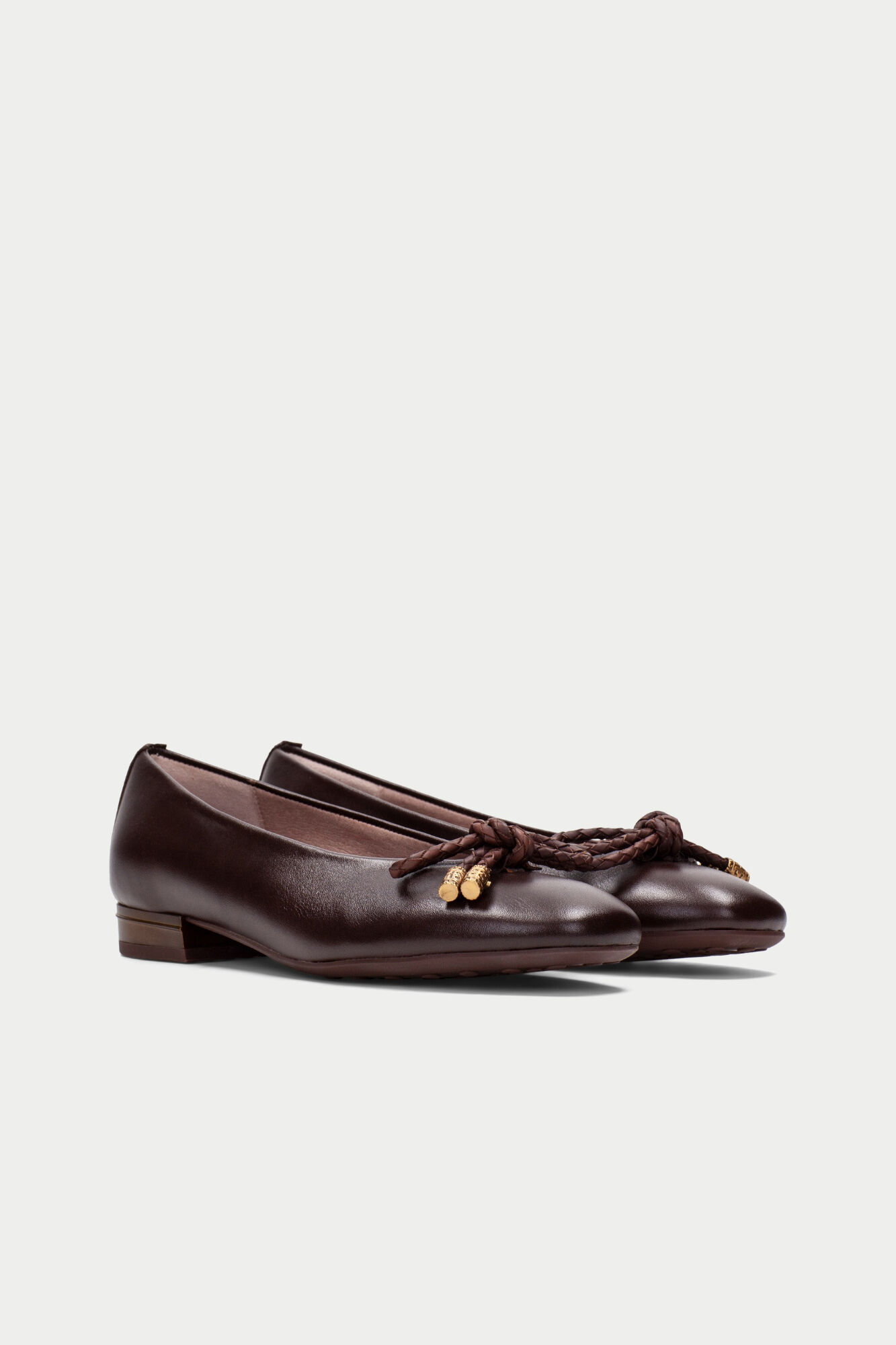 Hispanitas Oslo tubular detail ballet flats