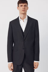 Cortefiel Structured blazer Serie XXI Dark grey