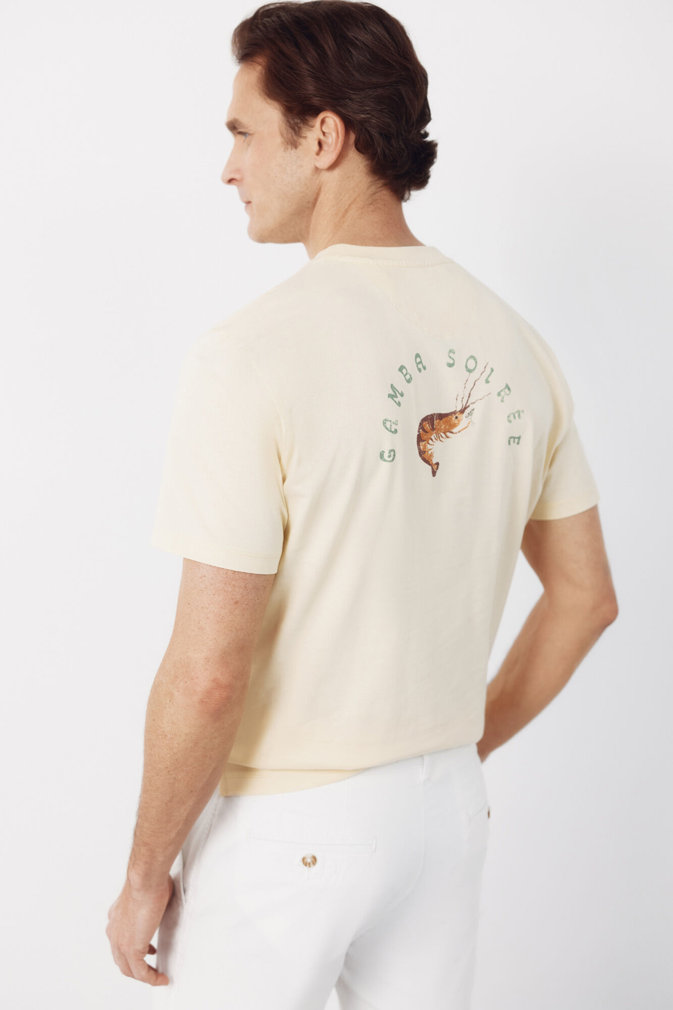 Cortefiel T-shirt gr&aacute;fica shrimp
