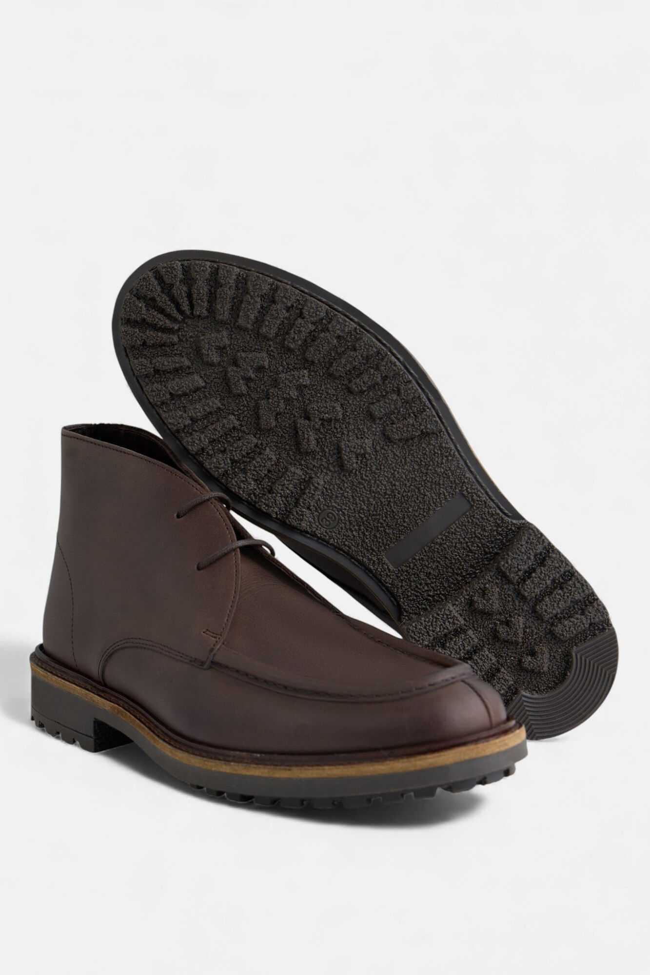 Silbon Botas esportiva de couro Castanho