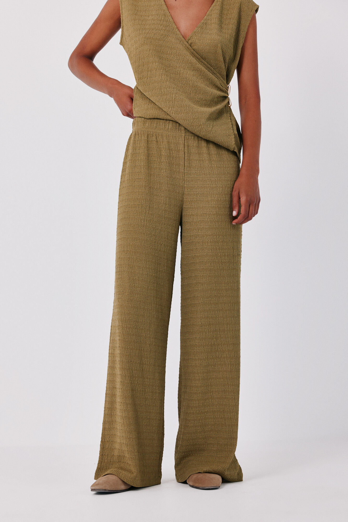 Cortefiel Wide knit trousers