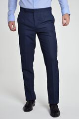Cloking Wool houndstooth tailored trousers Navy