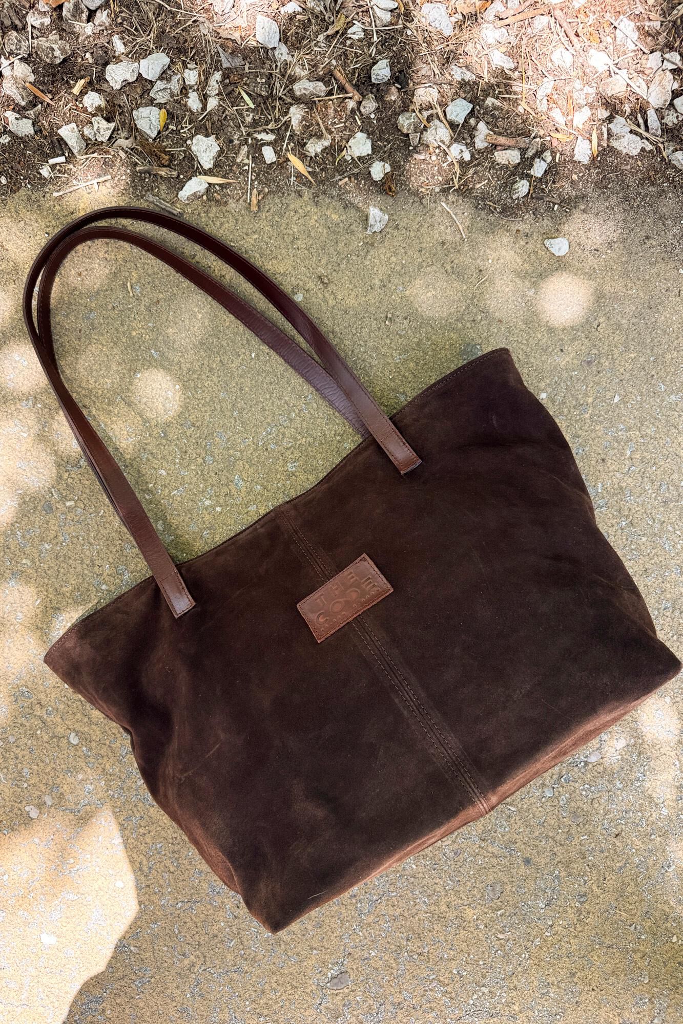 The Code Mala shopper Serena em croute Castanho