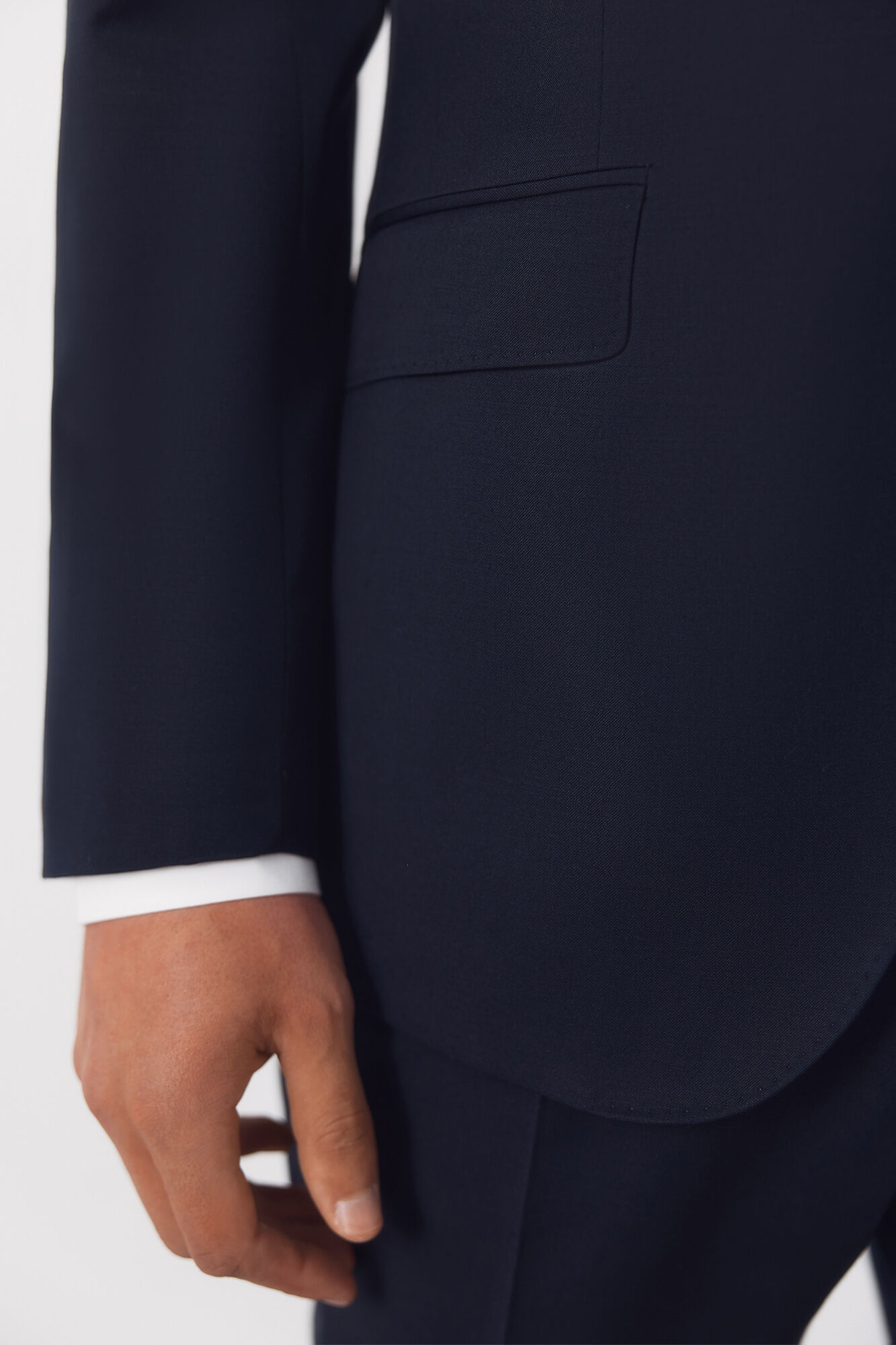 Cortefiel Plain COOLMAX&reg; suit blazer Navy