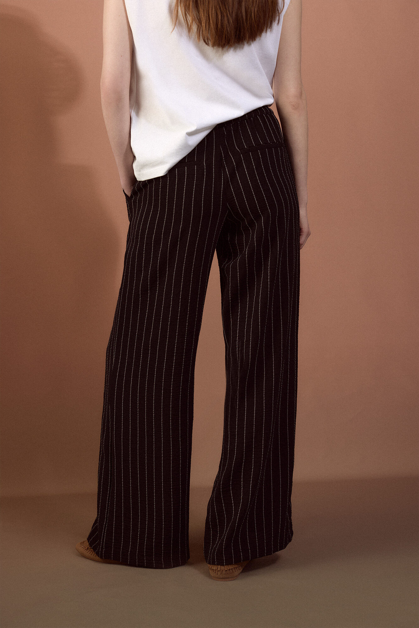 Slowlove Pantal&oacute;n de pata ancha Cinzento