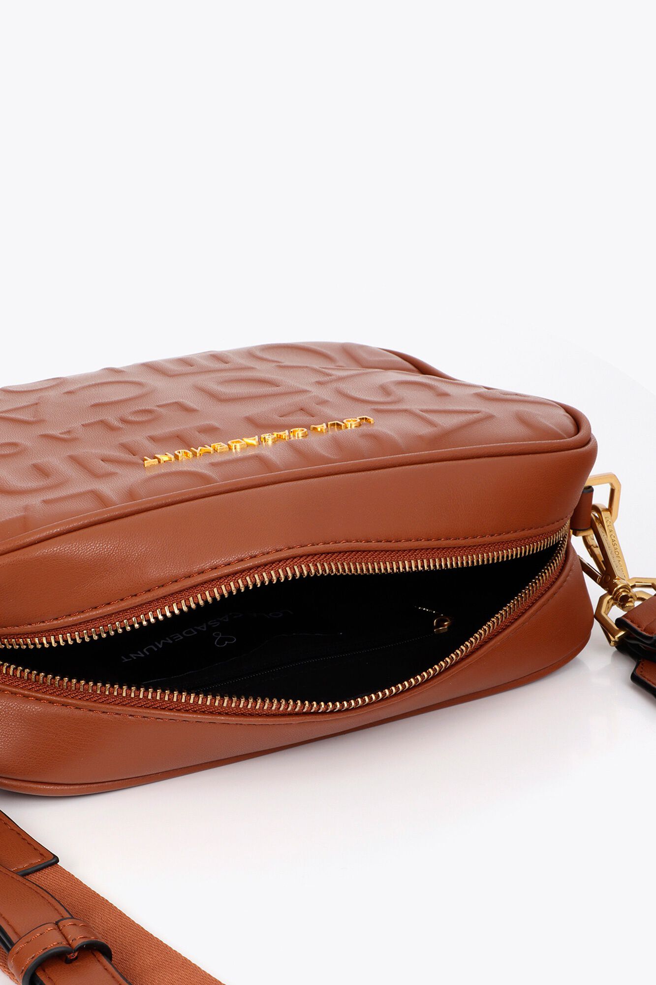 Lola Casademunt Monogram basic crossbody Brown