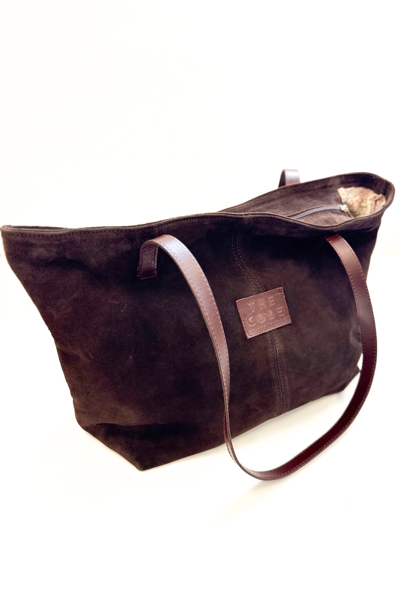 The Code Mala shopper Serena em croute Castanho