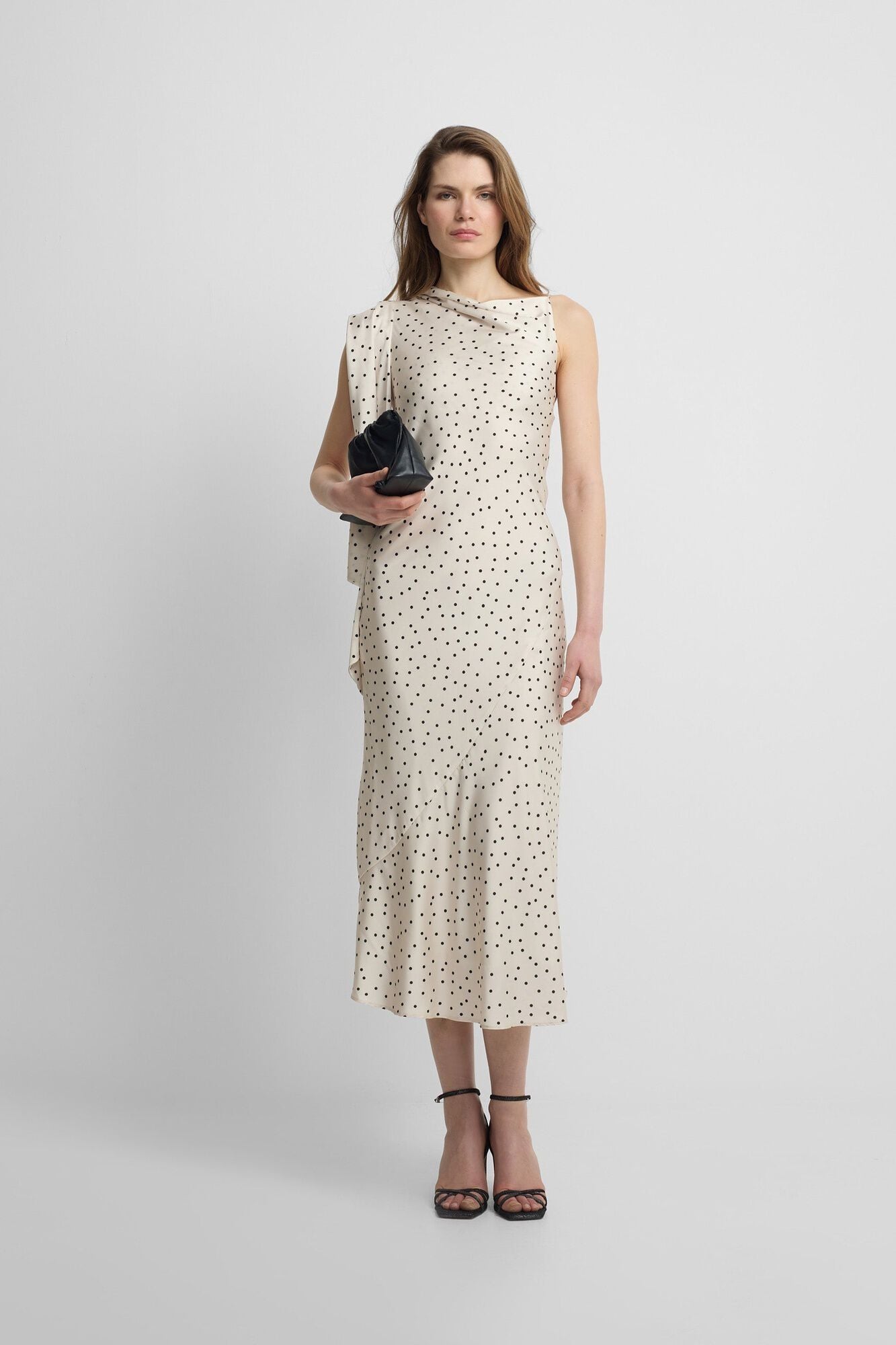 Silbon Polka-dots slip dress
