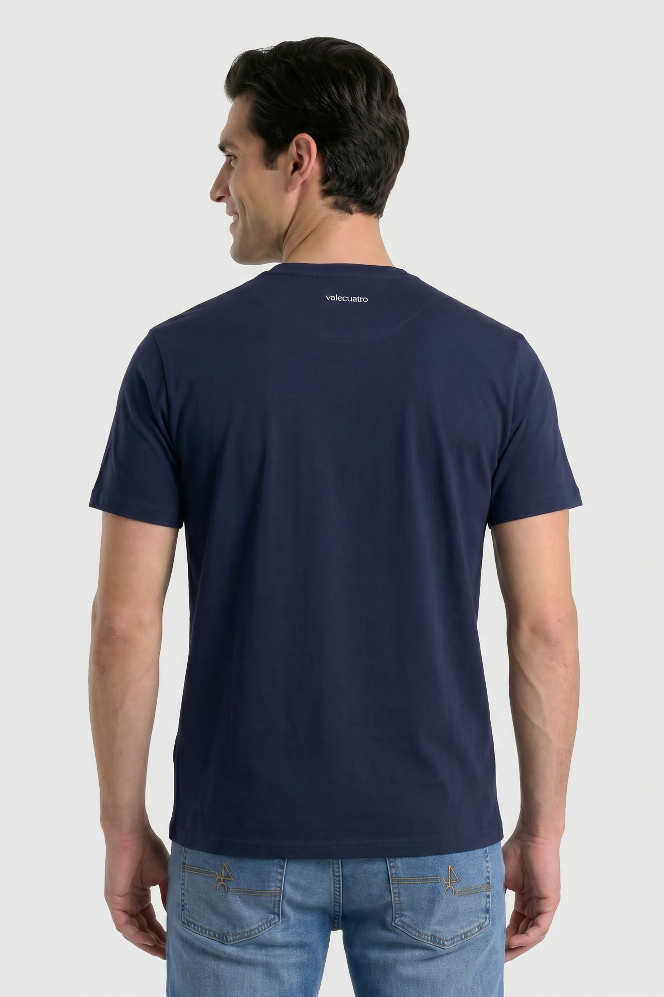 Valecuatro T-shirt logo Valecuatro Espanha Azul
