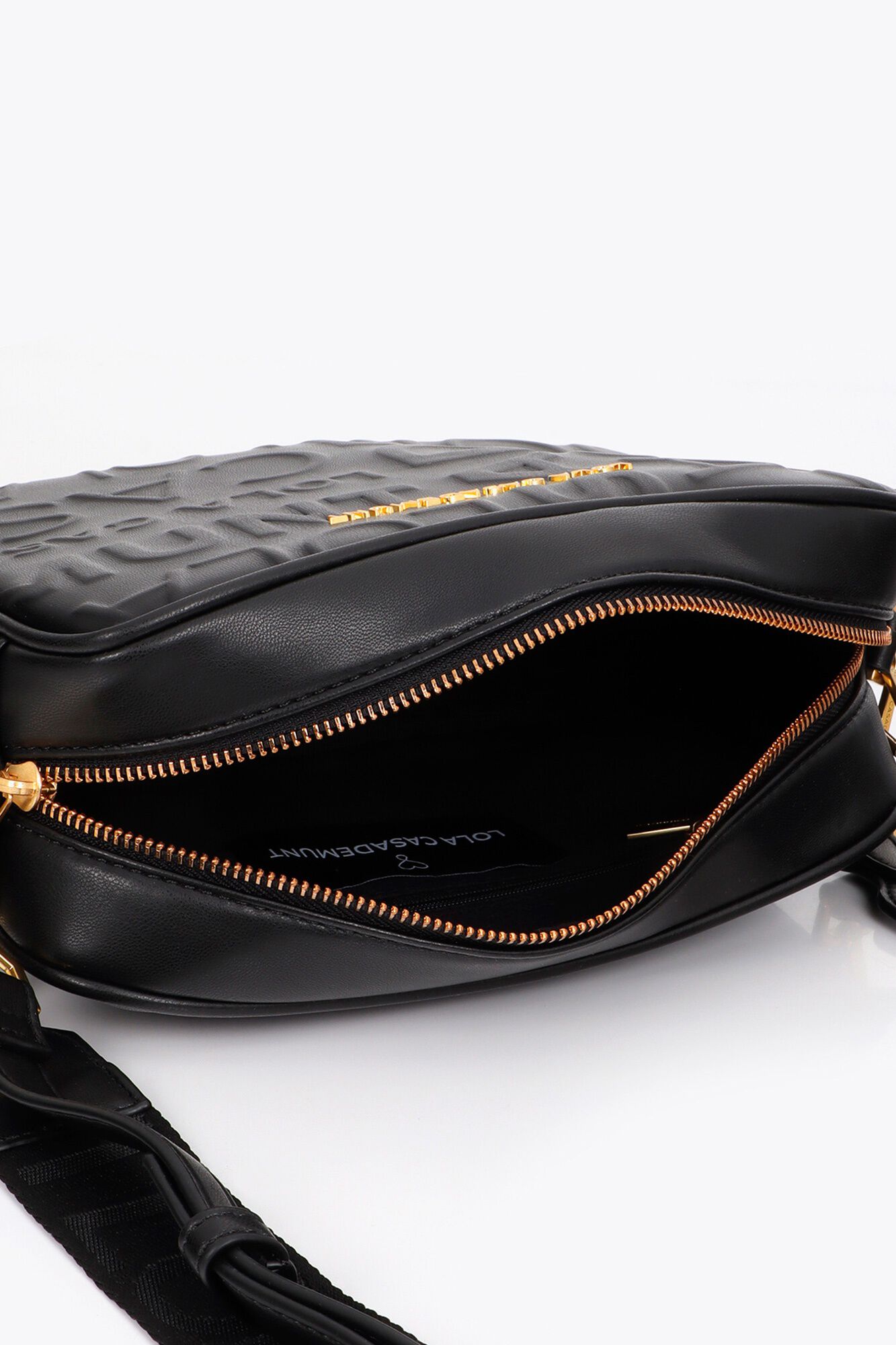 Lola Casademunt Monogram basic crossbody Black