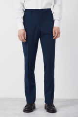 Cortefiel Blue checked dynamic trousers Blue