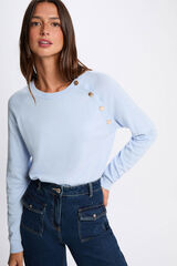 Morgan Camisola fina ajustada Azul