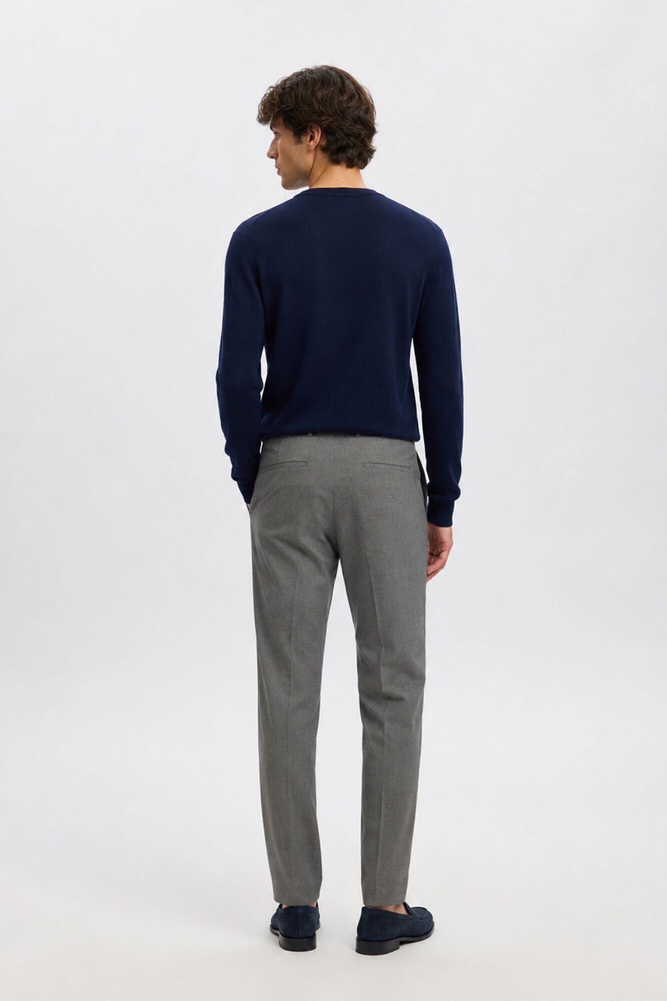 Selected Slim Fit formal trousers Grey