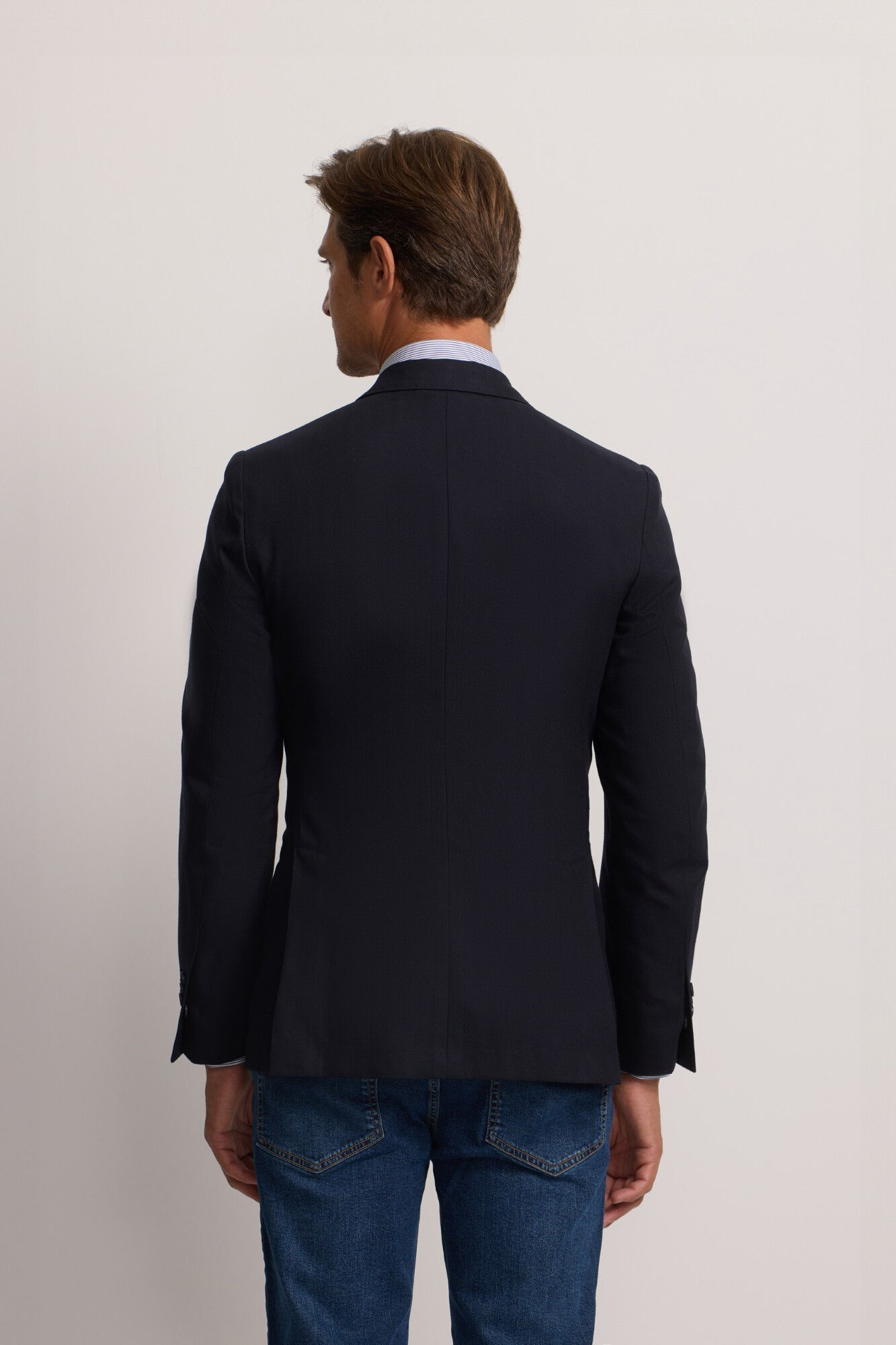 Silbon Herringbone Navy