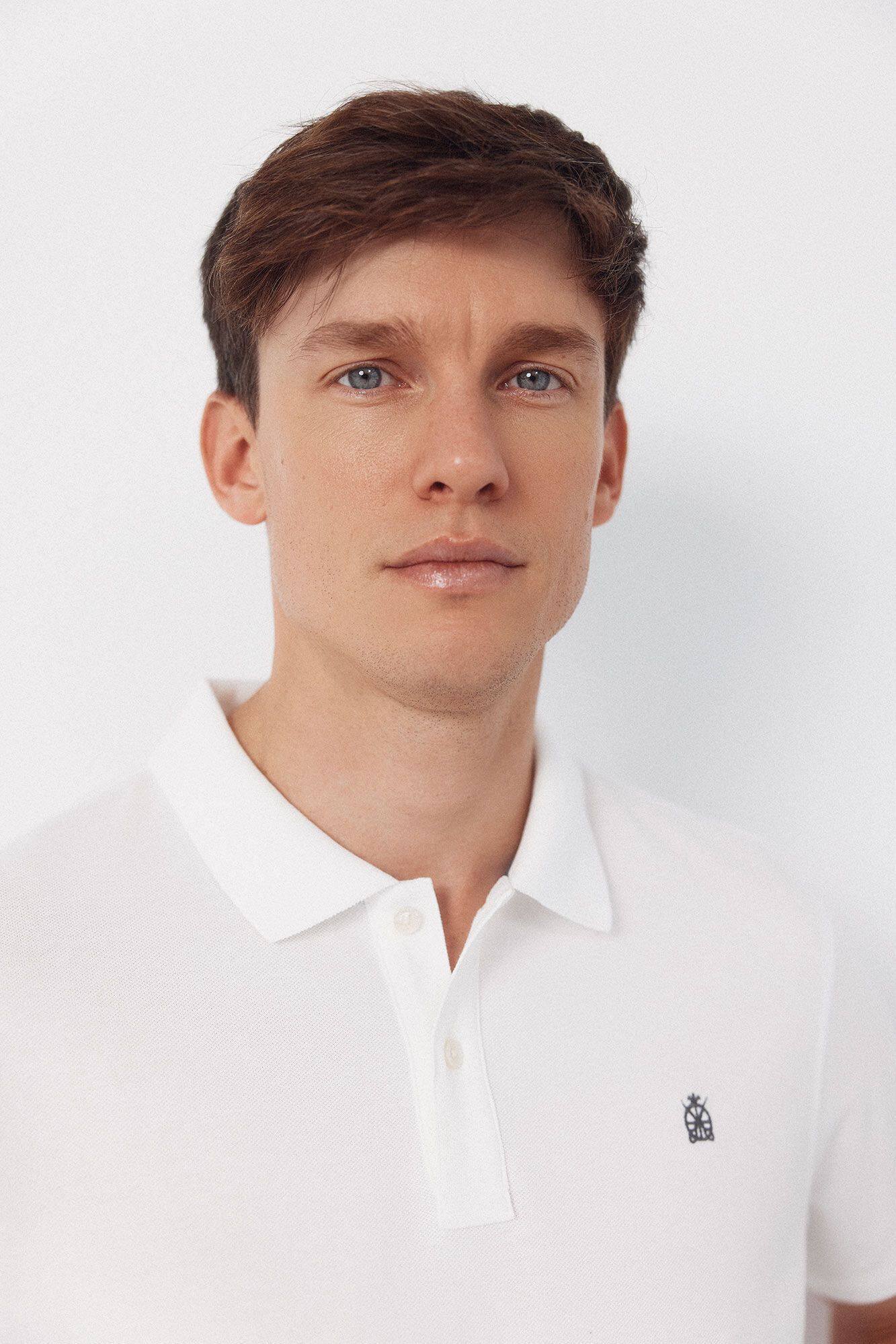 Cortefiel Piqu&eacute; basic polo shirt White