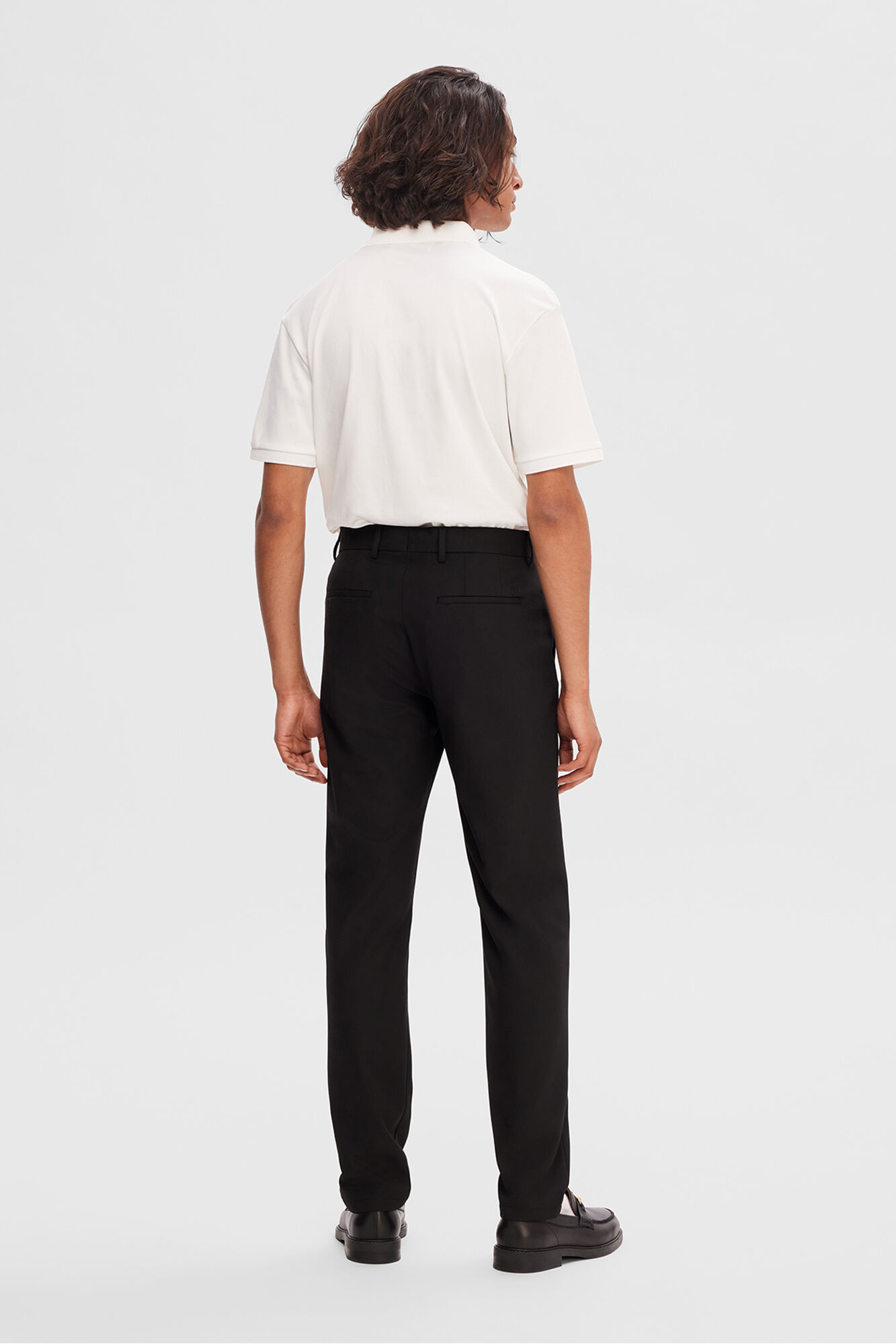 Selected Cal&ccedil;a formal Slim Fit Preto